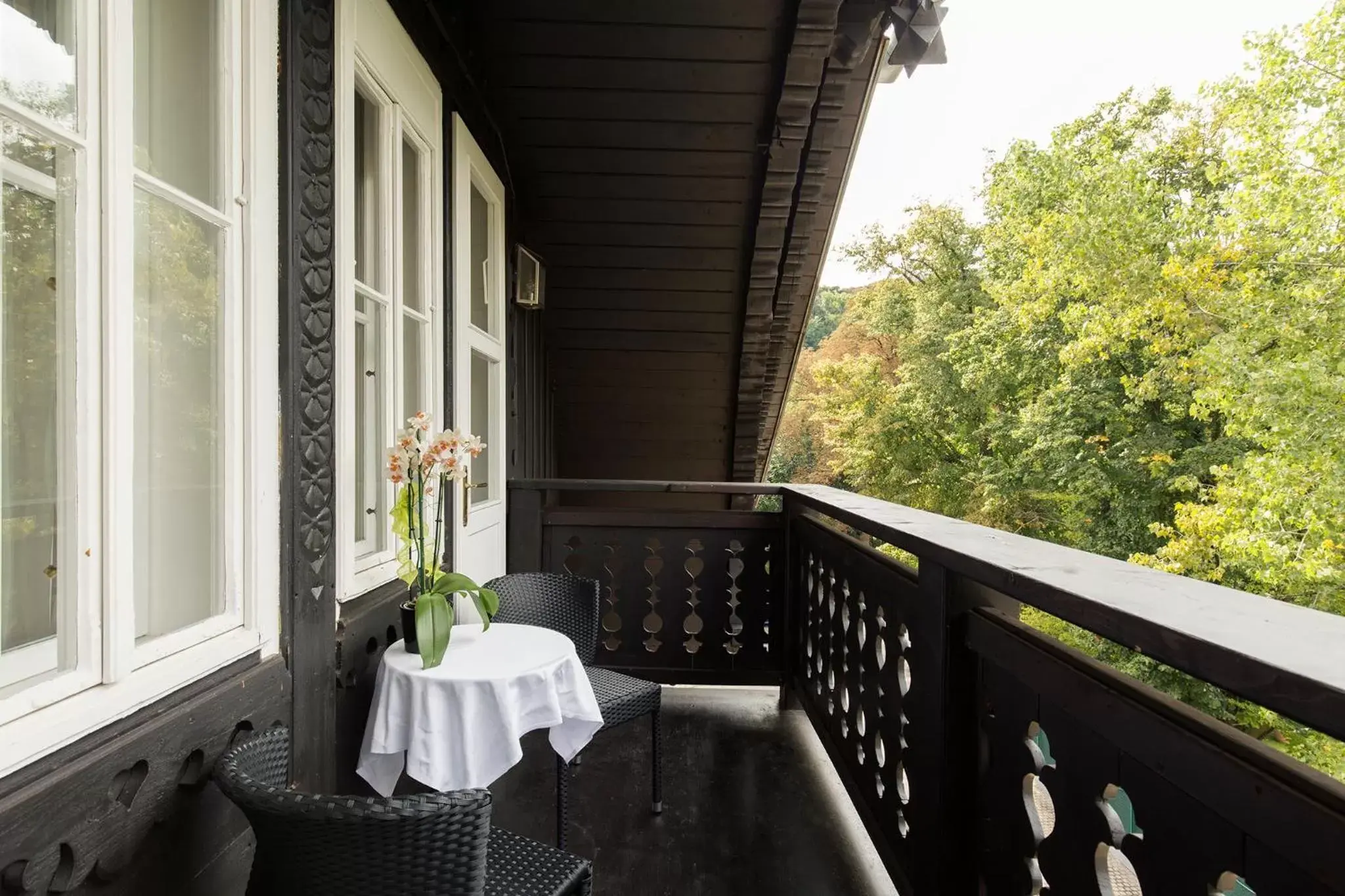 Balcony/Terrace in Hotel Sacher Baden