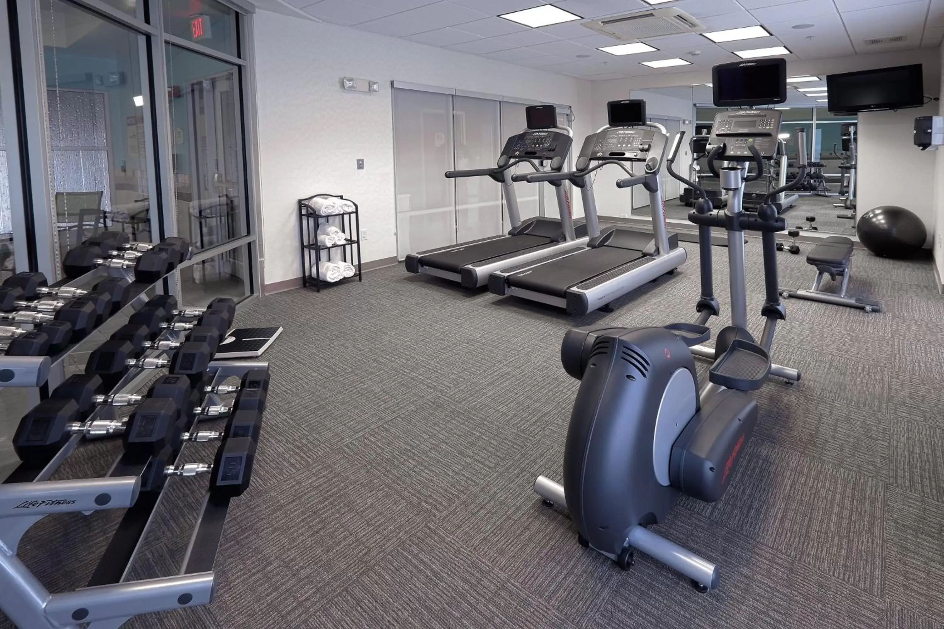 Fitness centre/facilities, Fitness Center/Facilities in SpringHill Suites by Marriott Albany Latham-Colonie