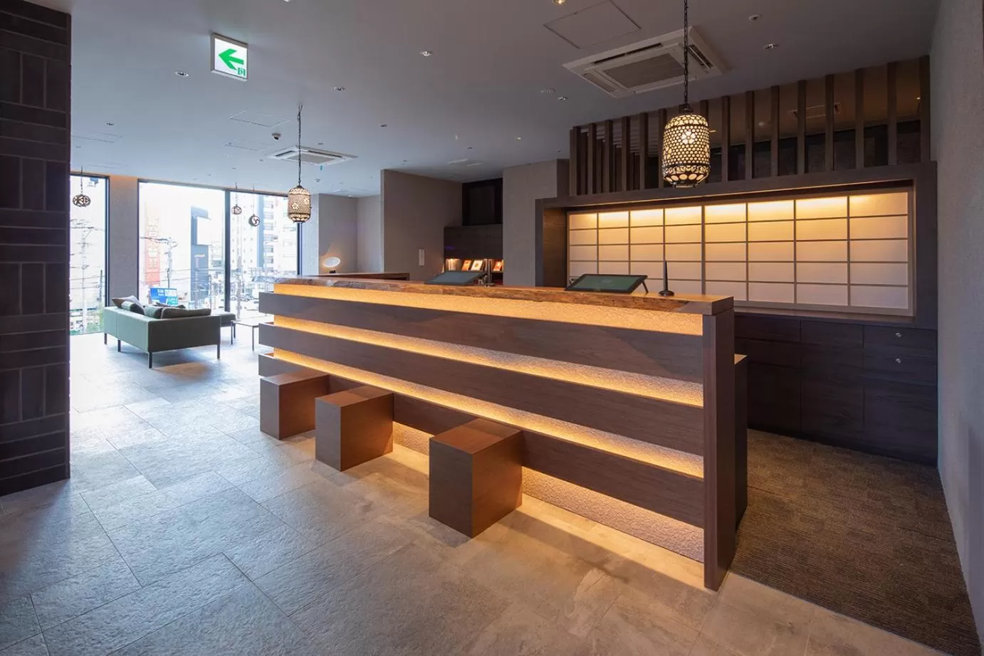 Lobby or reception in hotel H2 TRIP&BUSINESS NAGASAKI