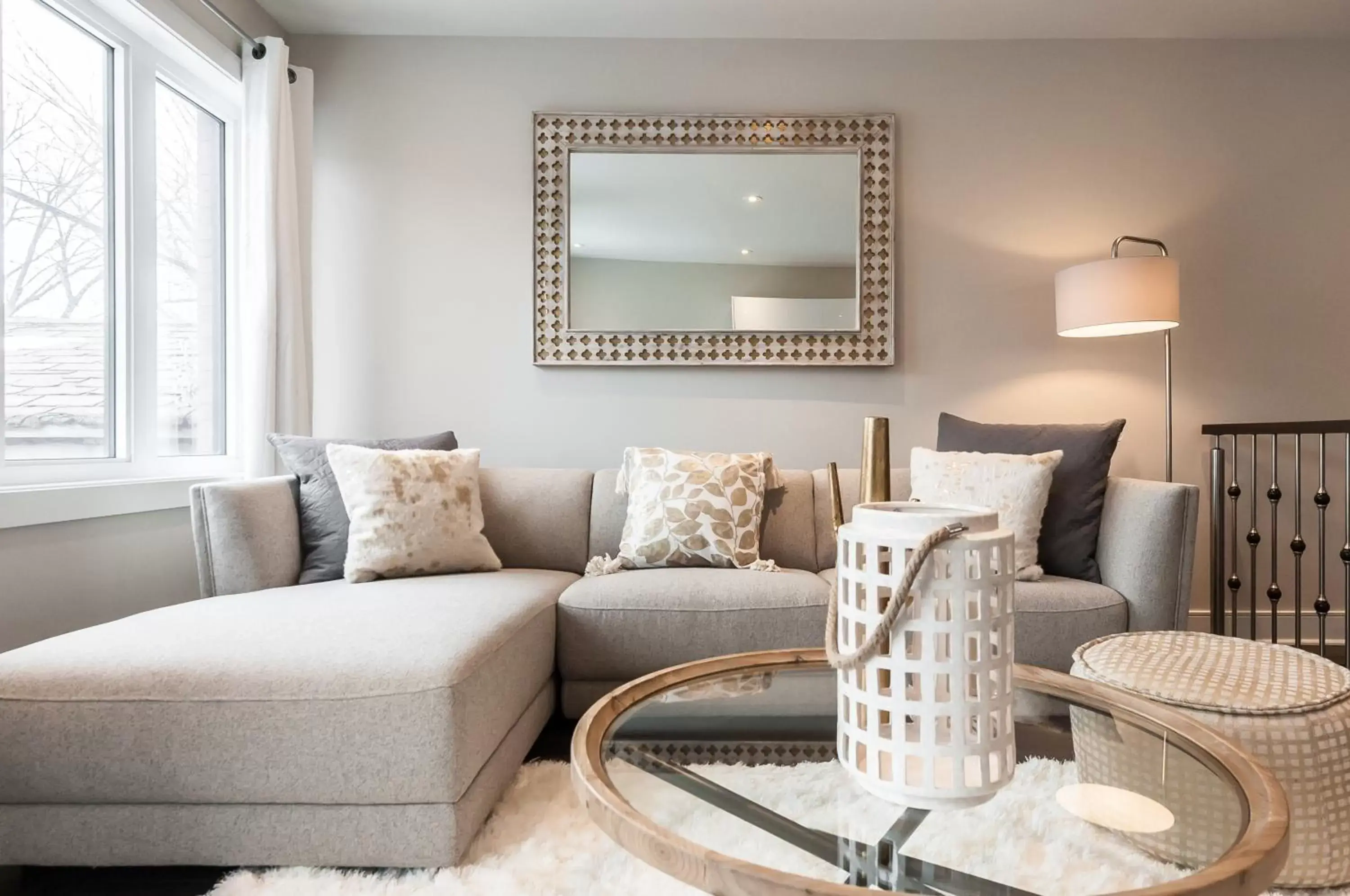 Living room, Seating Area in Parc Avenue Lofts