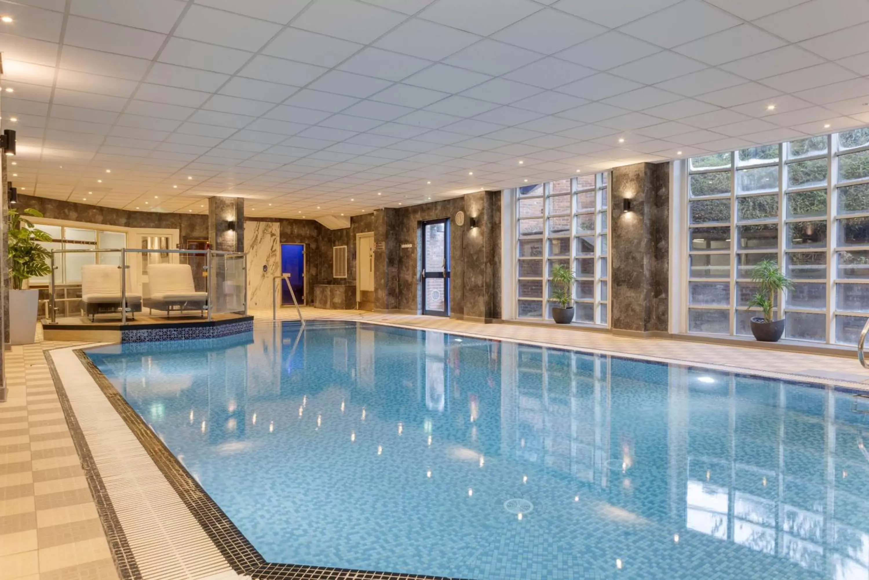 Pool view, Swimming Pool in DoubleTree by Hilton Stoke-on-Trent, United Kingdom
