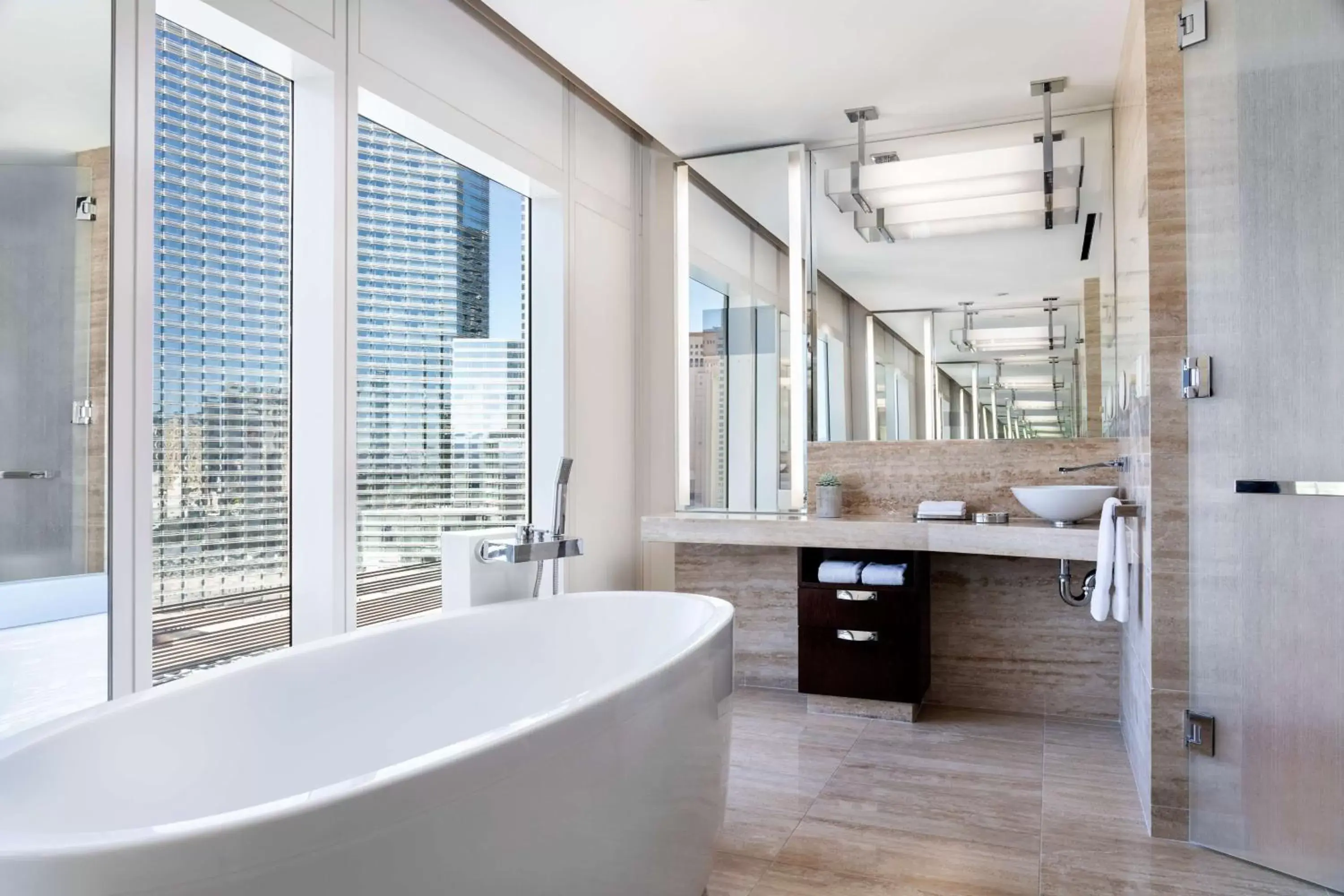 Bathroom in Waldorf Astoria Las Vegas