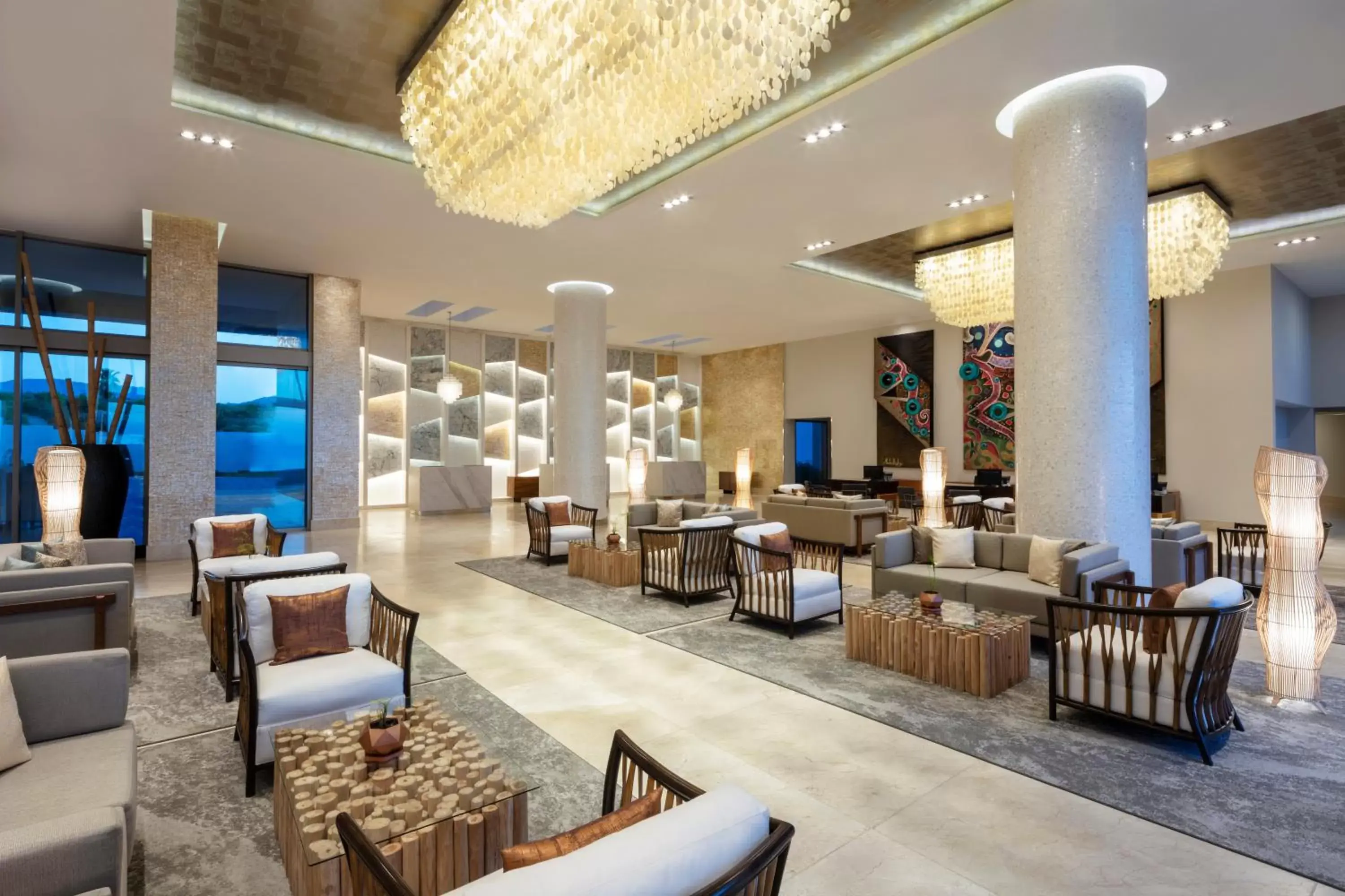 Lobby or reception, Restaurant/Places to Eat in Garza Blanca Resort & Spa Los Cabos