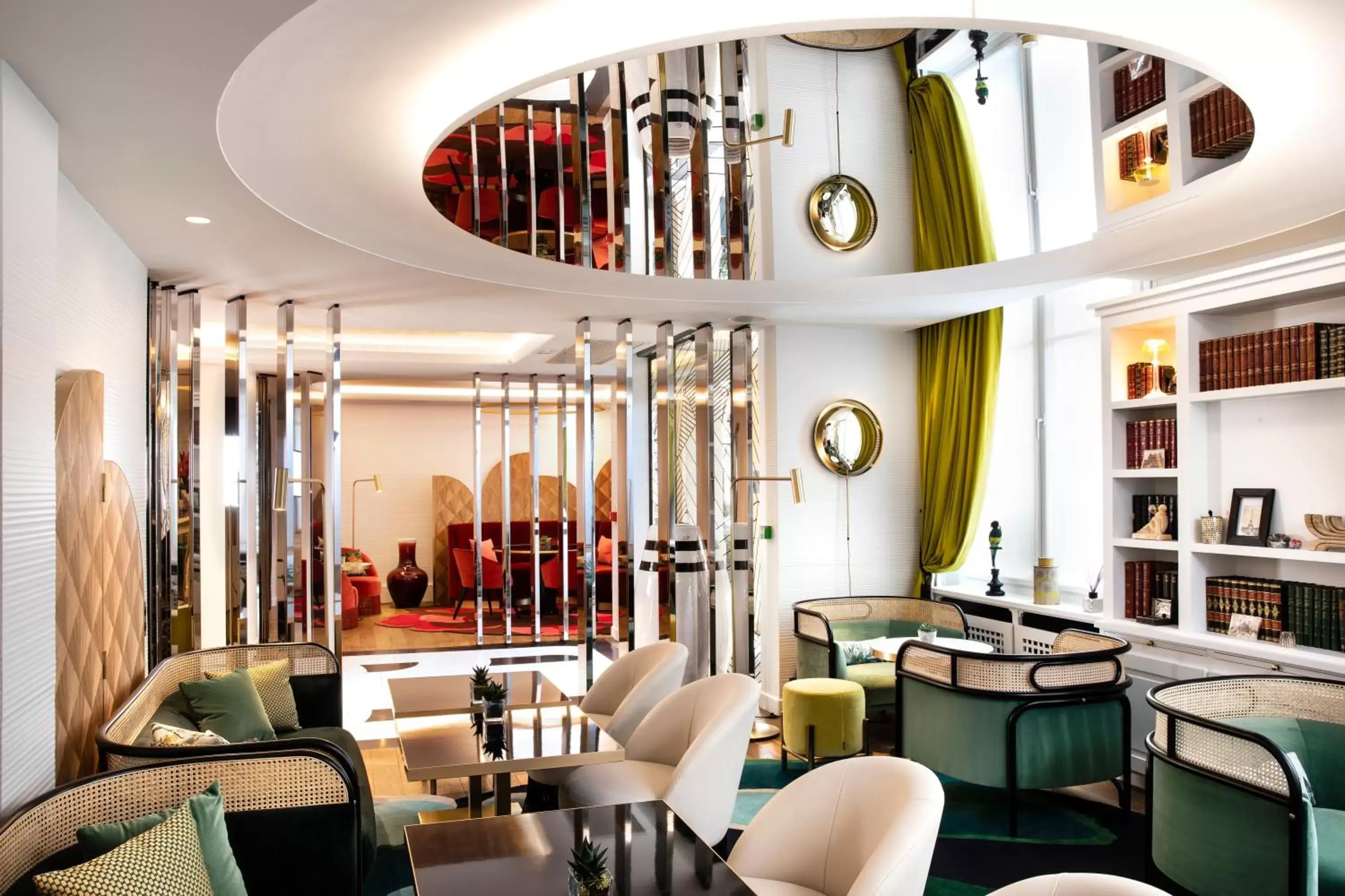 Lobby or reception, Restaurant/Places to Eat in Hôtel Victor Hugo Paris Kléber