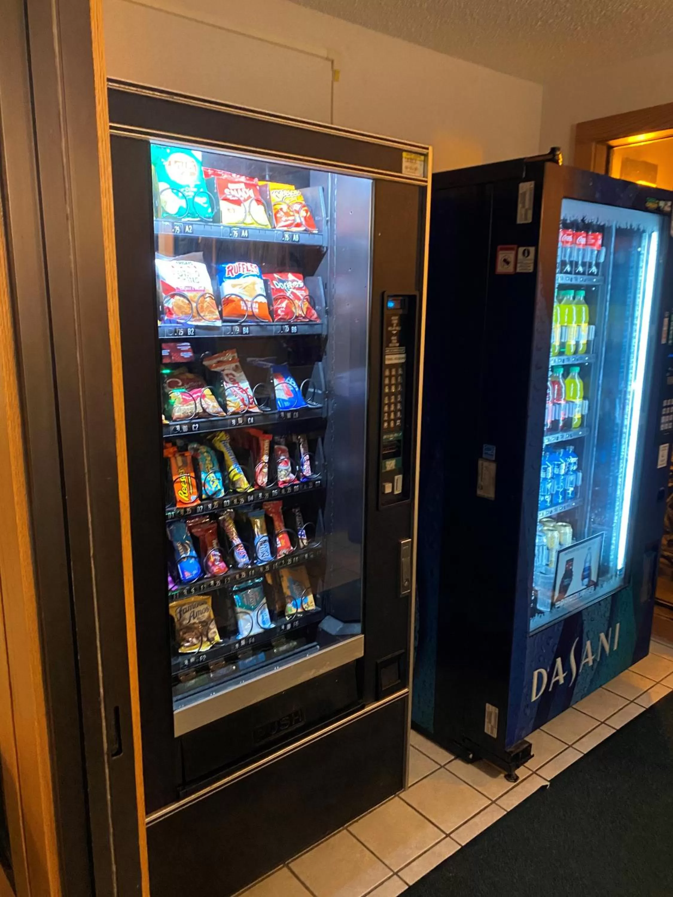 vending machine in Bison Plains Lodge