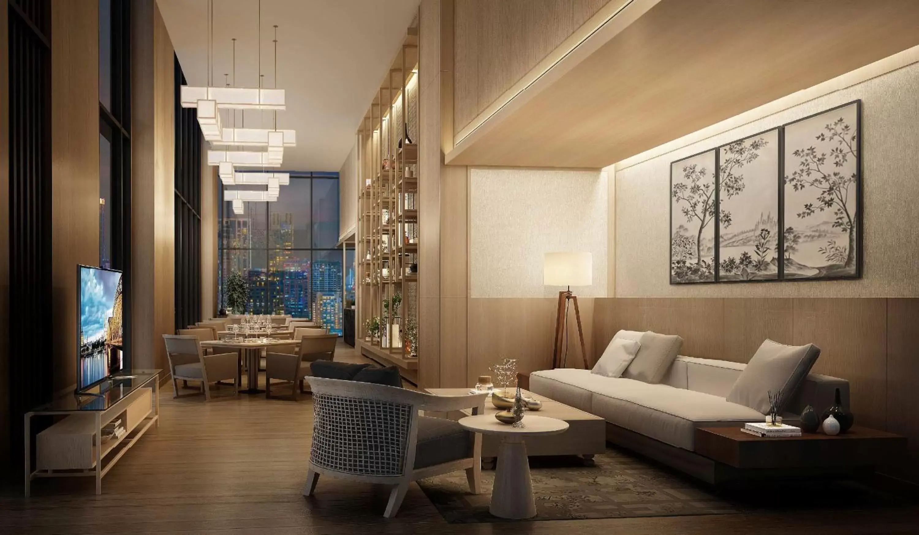 Lounge or bar in Oakwood Suites Bangkok Lounge or bar in Oakwood Suites Bangkok