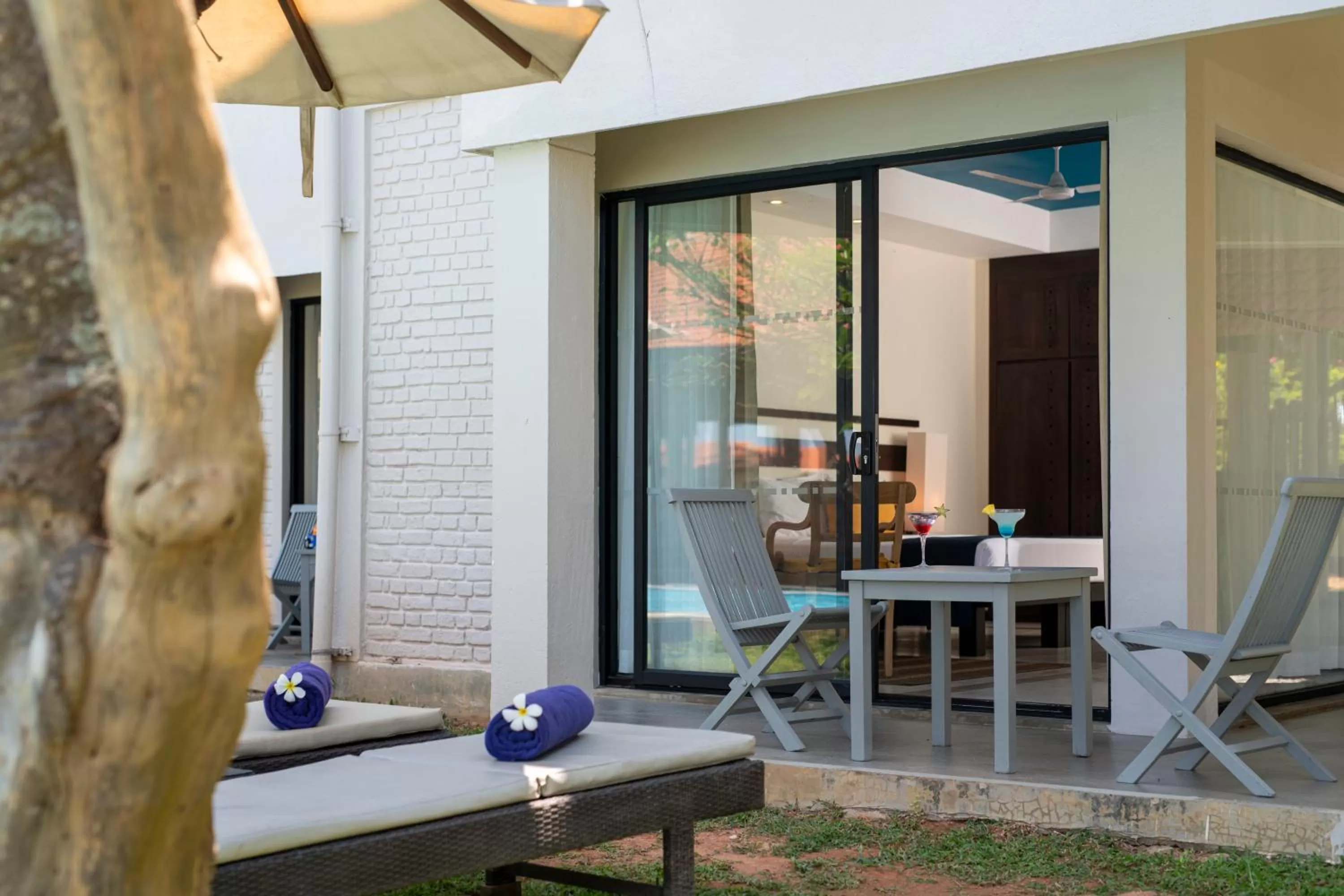 Patio in Club Hotel Dolphin