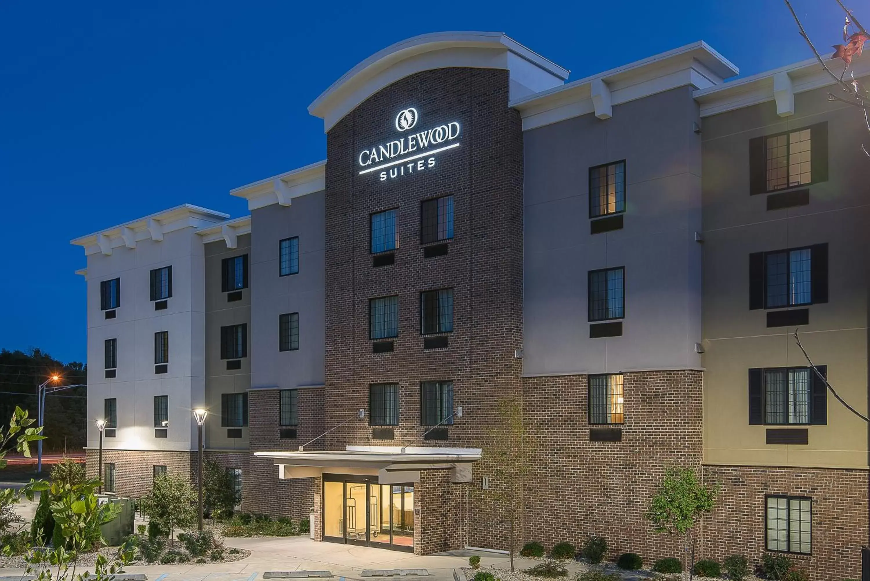 Property Building in Candlewood Suites Bloomington, an IHG Hotel