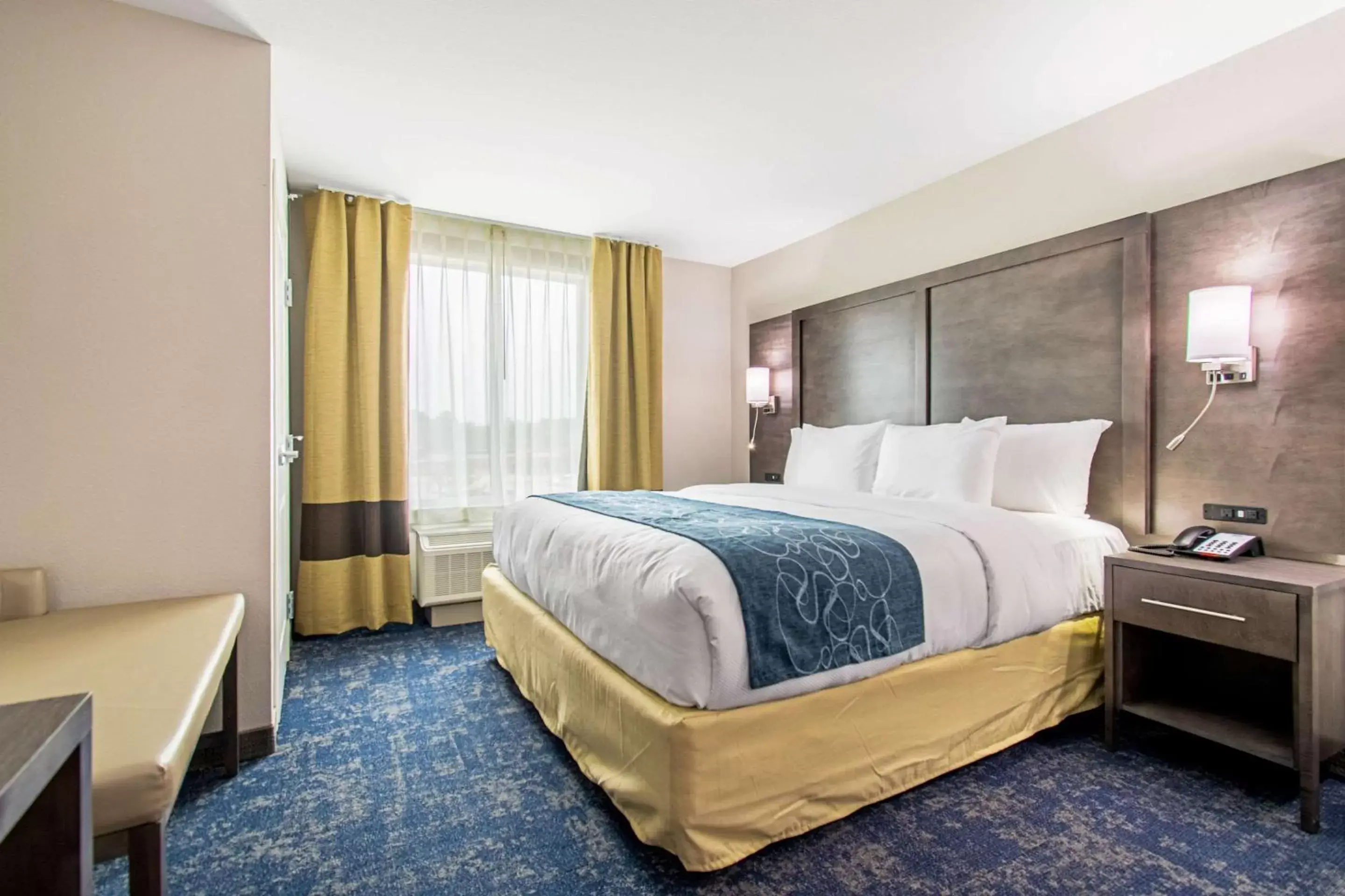 Photo of the whole room, Bed in Comfort Suites Humble Houston IAH Photo of the whole room, Bed in Comfort Suites Humble Houston IAH