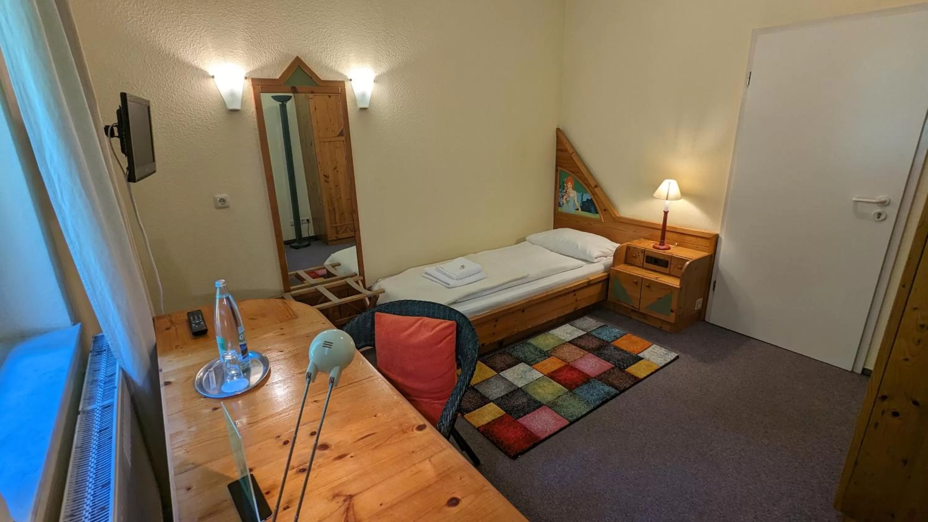 Bed in Naturhotel Forsthaus