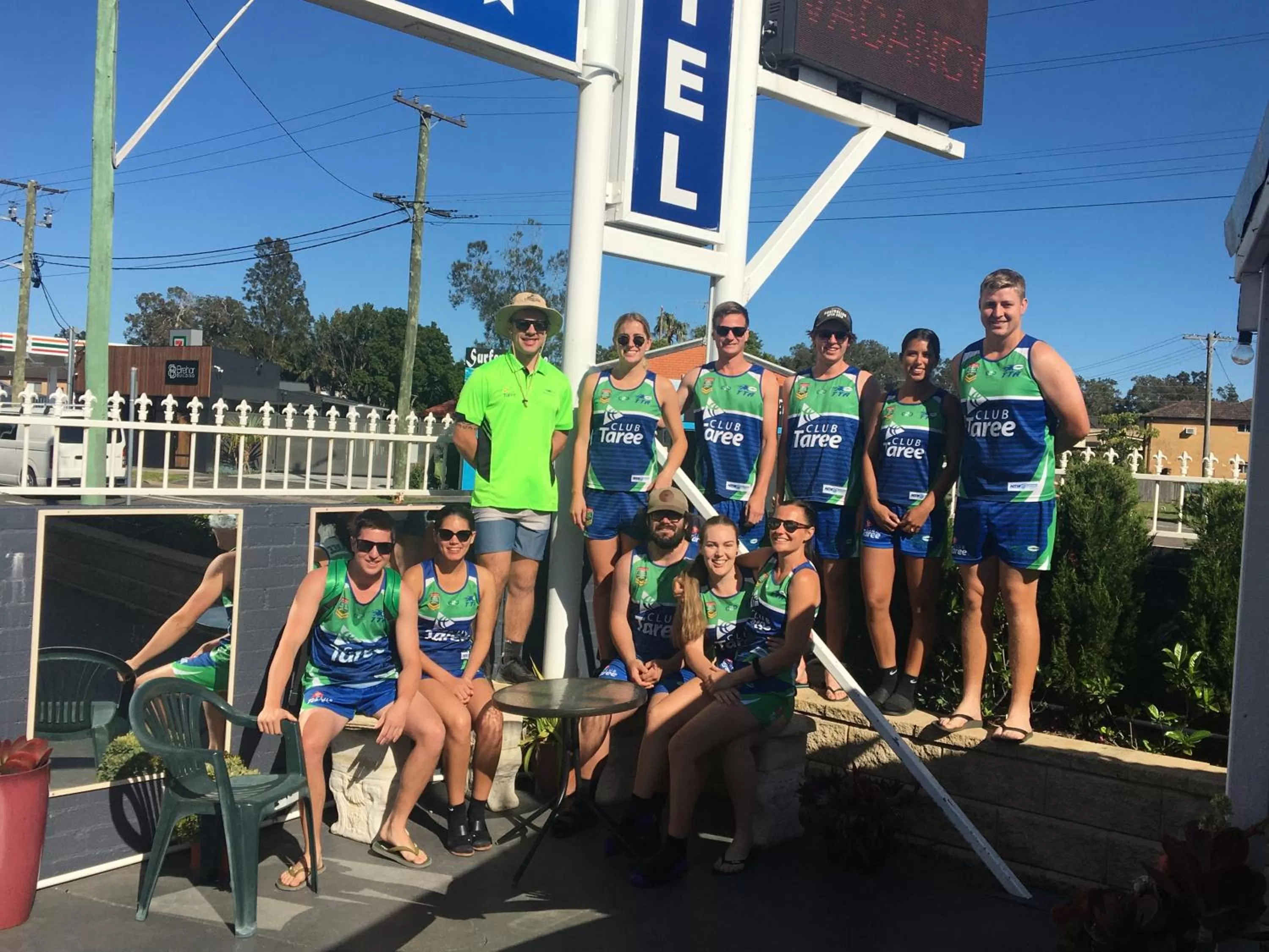 Seating area in Buccaneer Motel