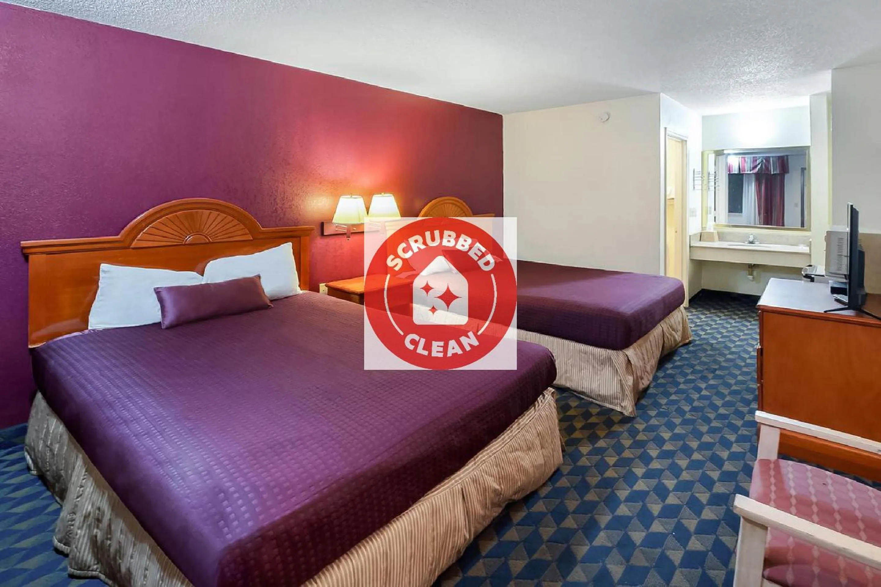 Bedroom, Bed in OYO Hotel Manning SC