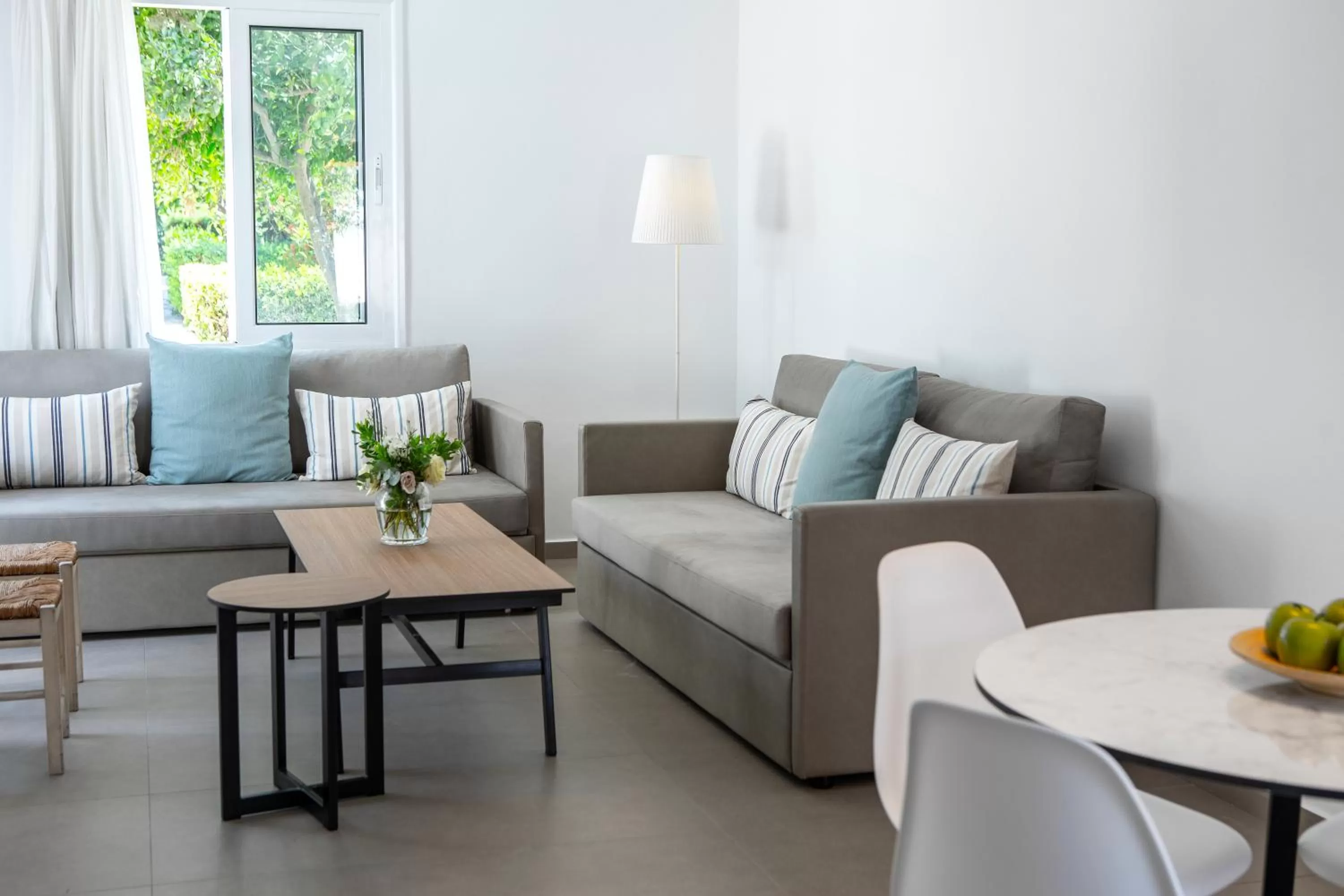 Living room in Aliathon Aegean