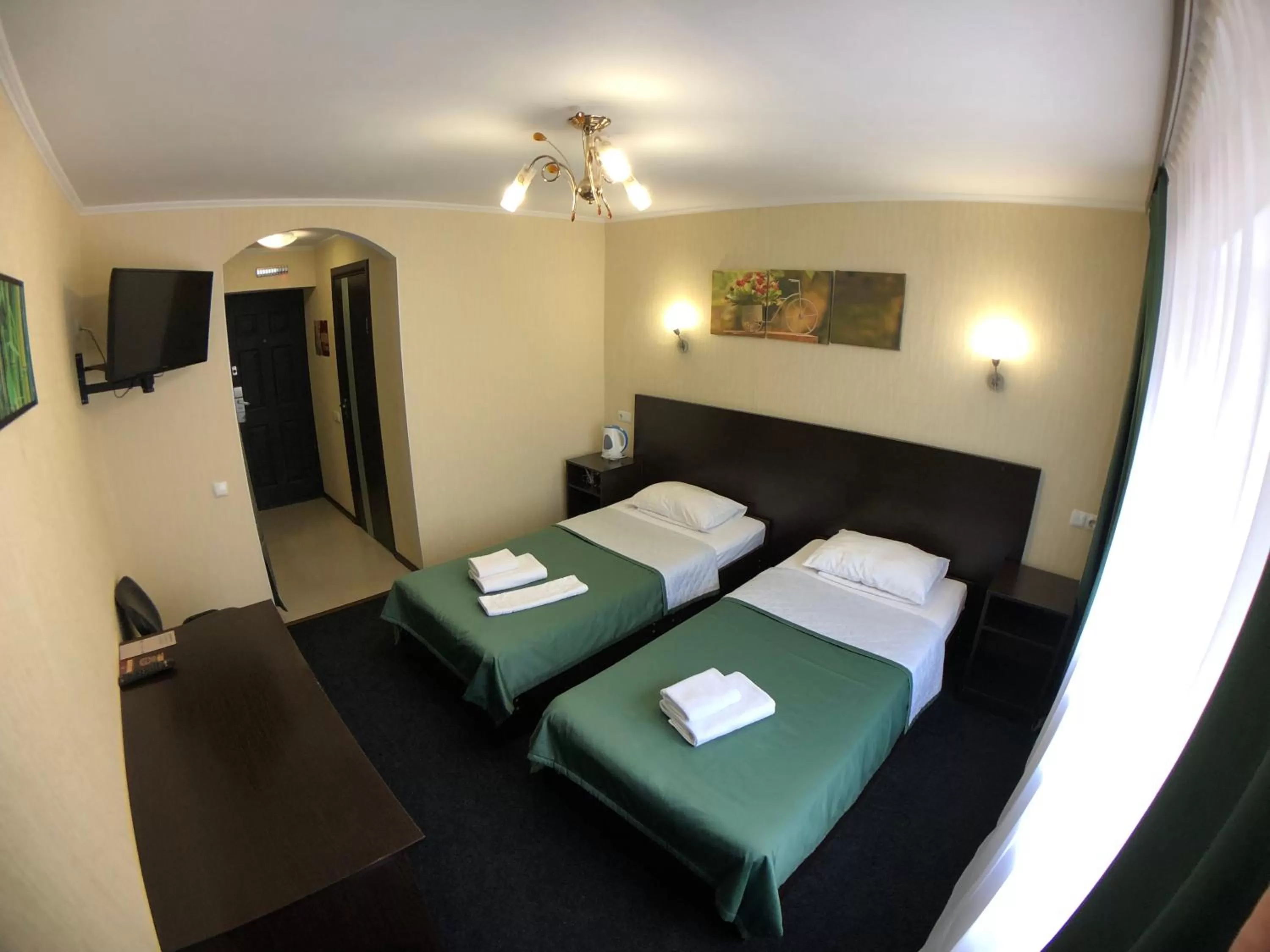 Photo of the whole room, Bed in Hotel Nivki