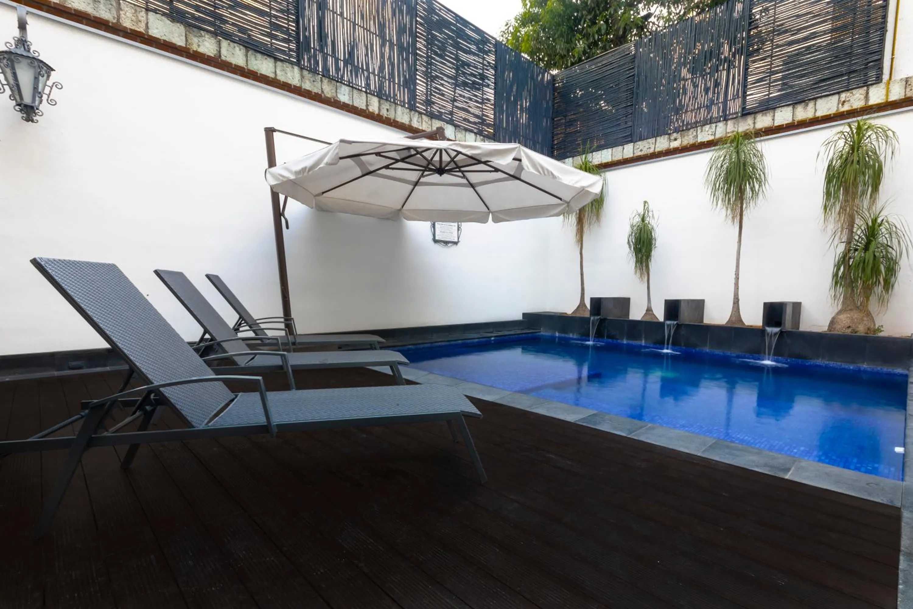 Pool view in Hotel Boutique Naura Centro