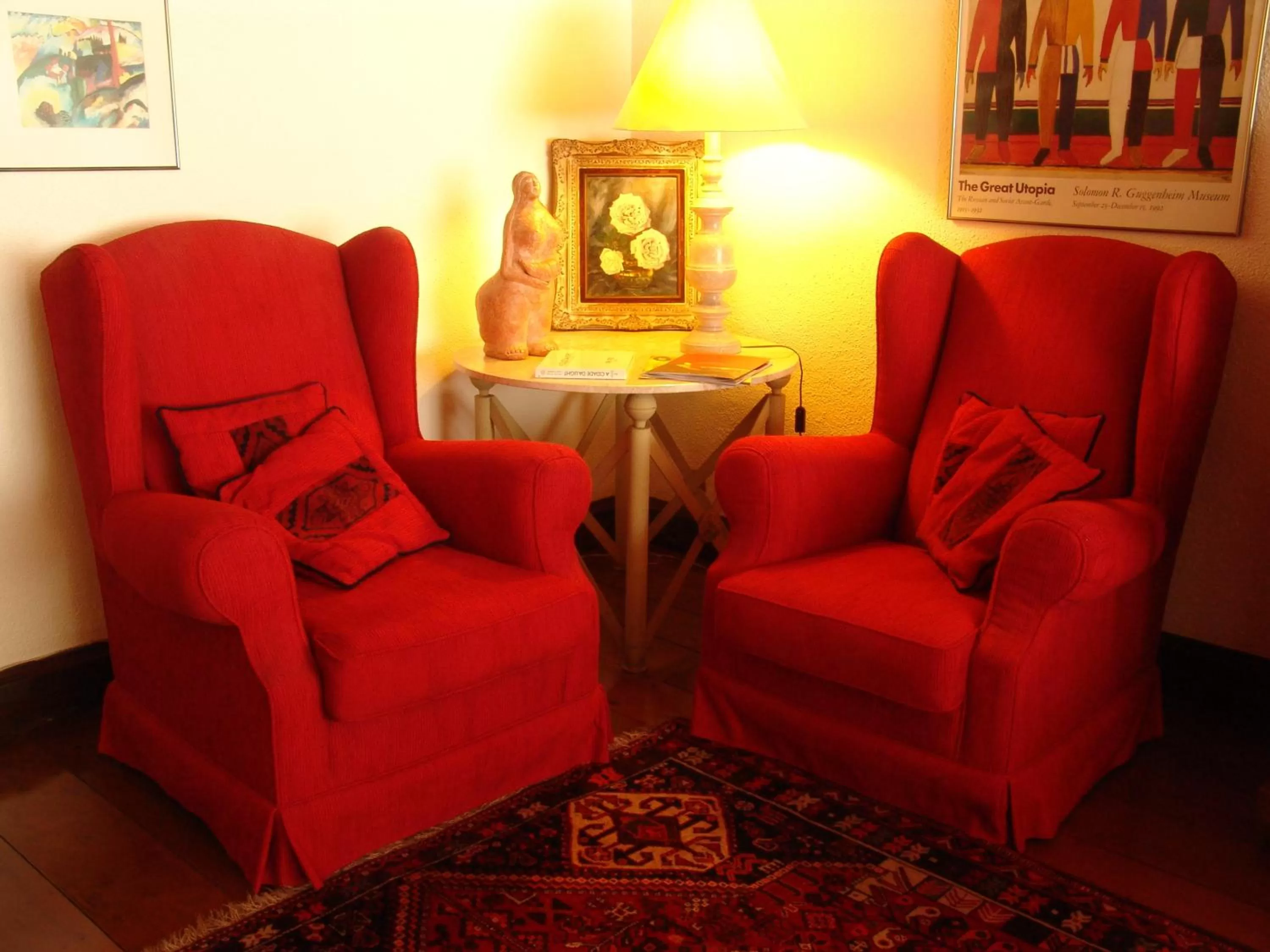 Seating area in Pousada Villa Capivary Campos do Jordão