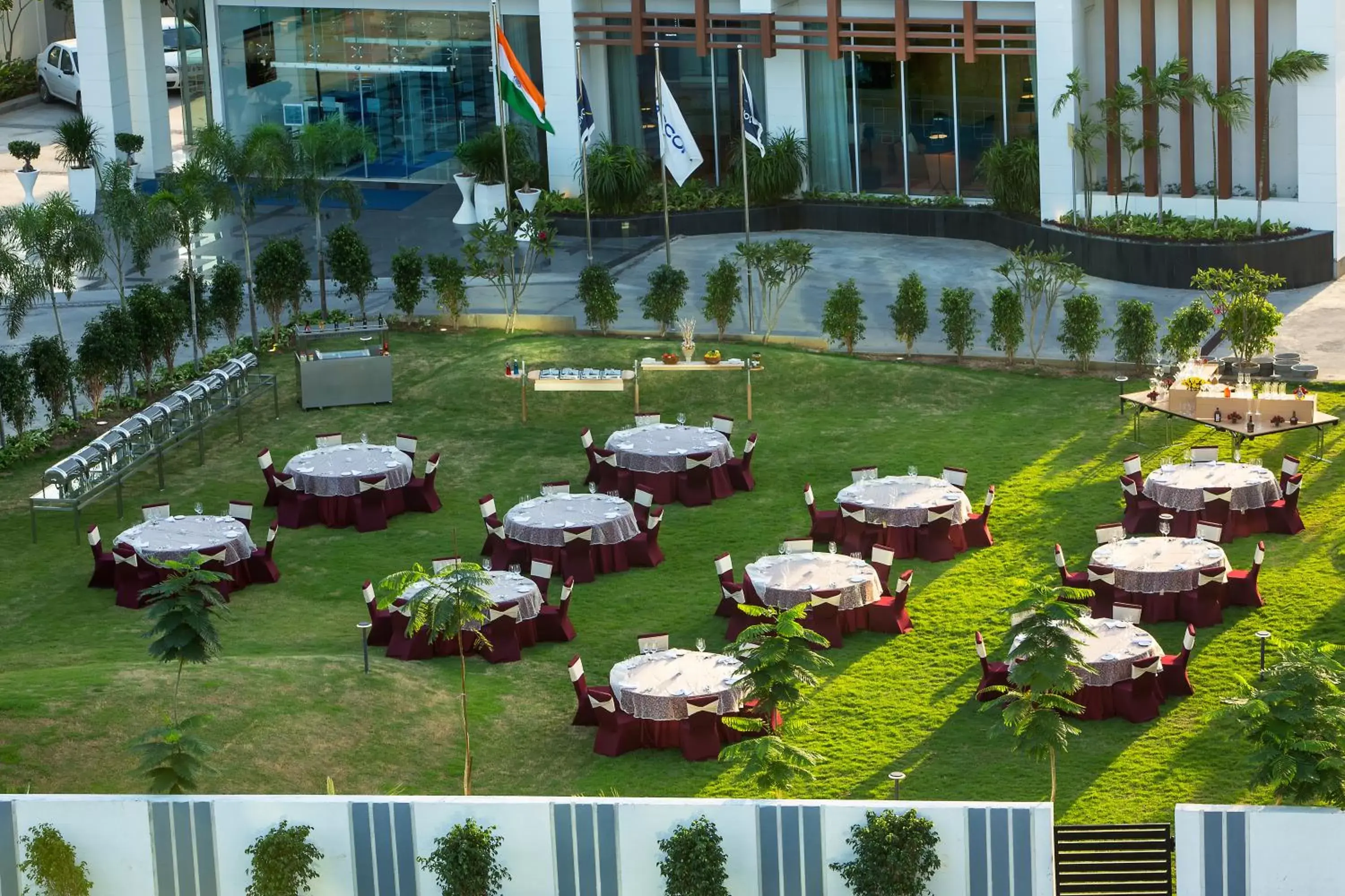 Patio in Novotel Chennai Sipcot