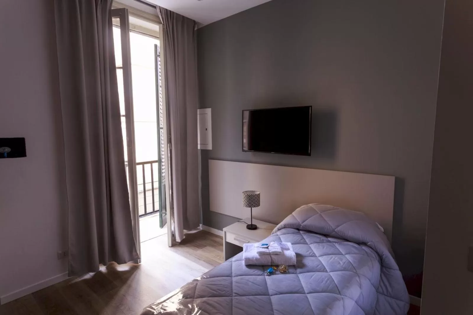 Bed in Due Passi Suite