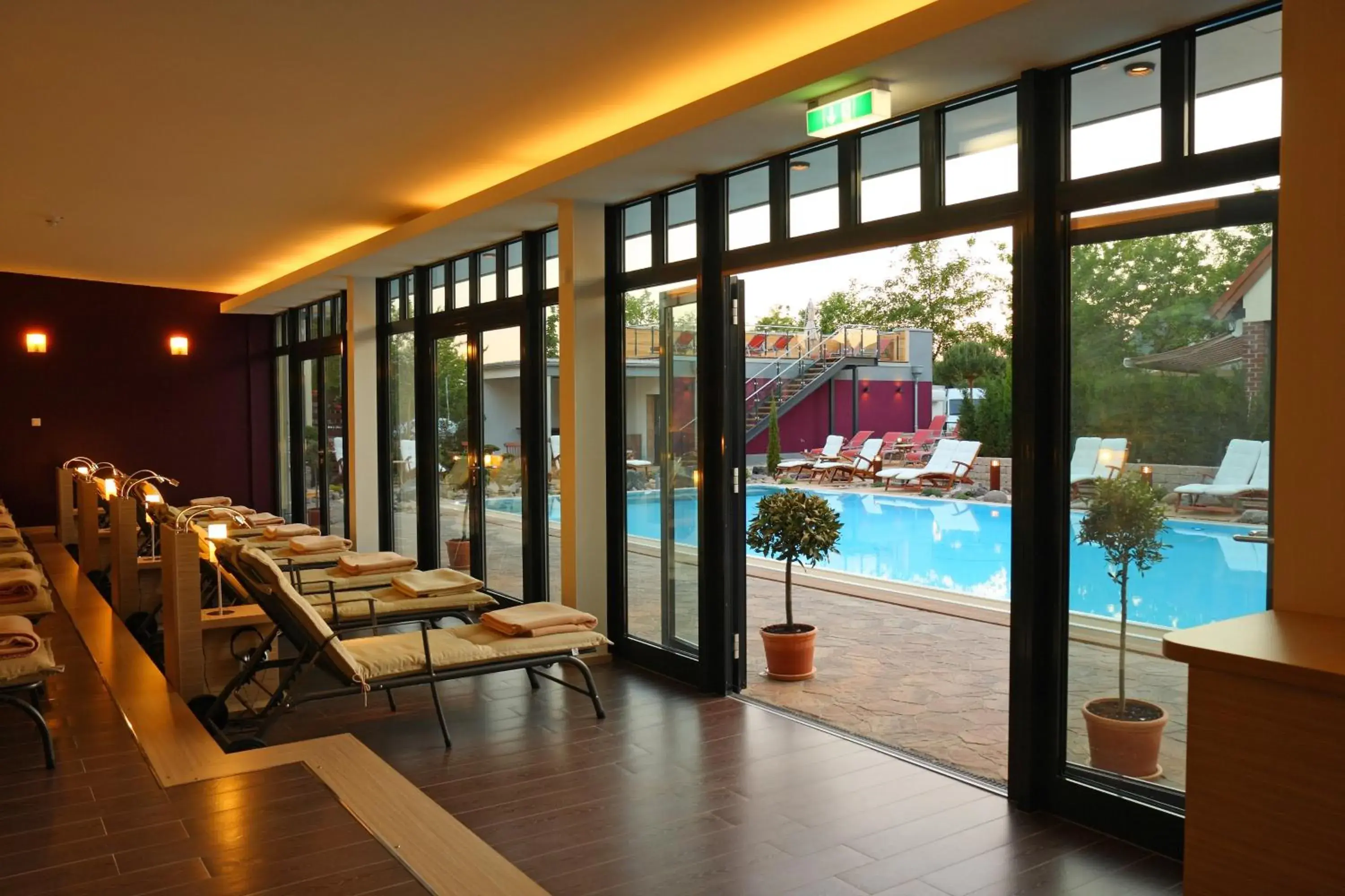 Pool View in Ringhotel Hotel Zum Stein