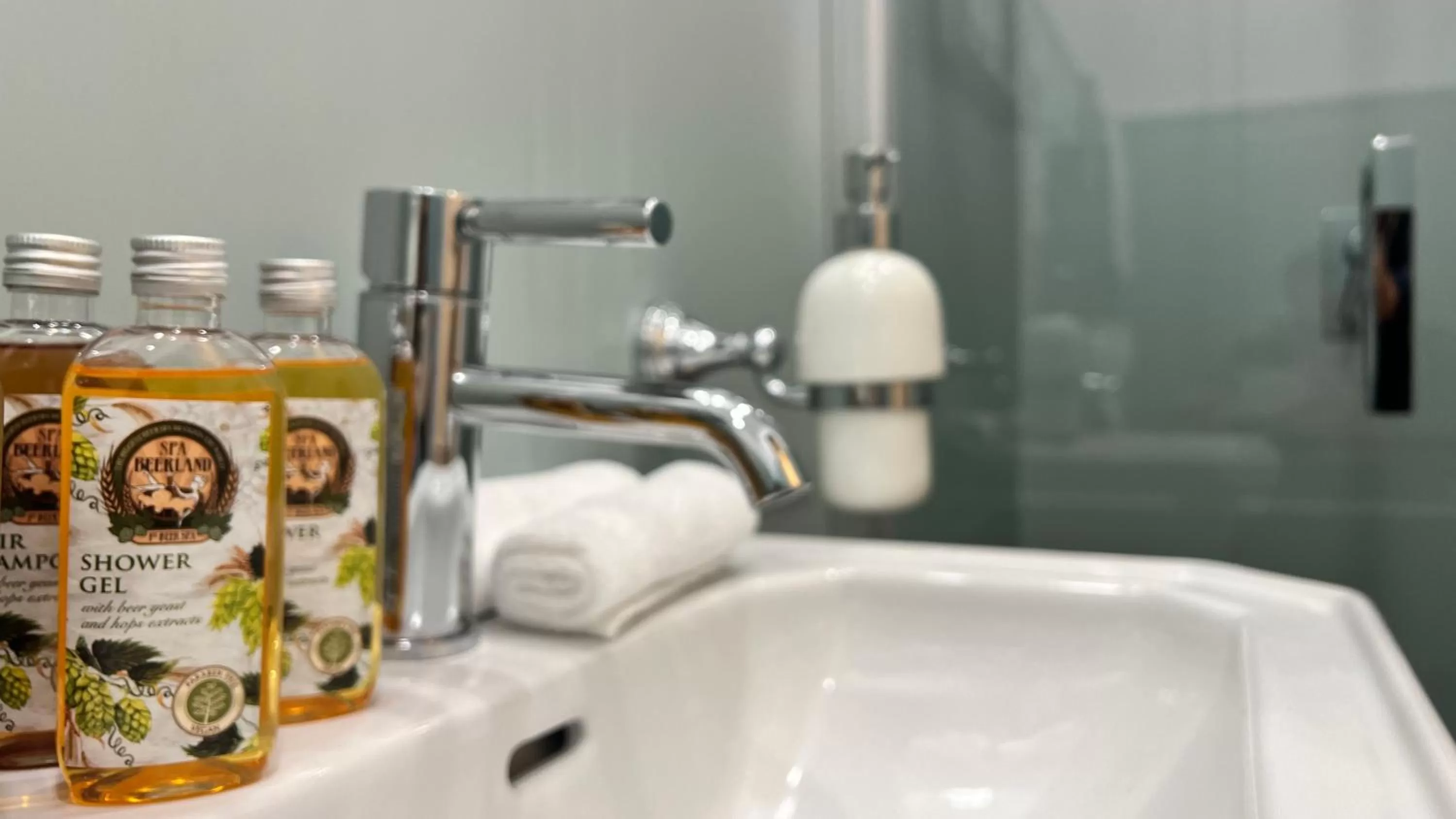 Shower in Spa Beerland Chateaux – U Zlaté Hrušky / At Golden pear