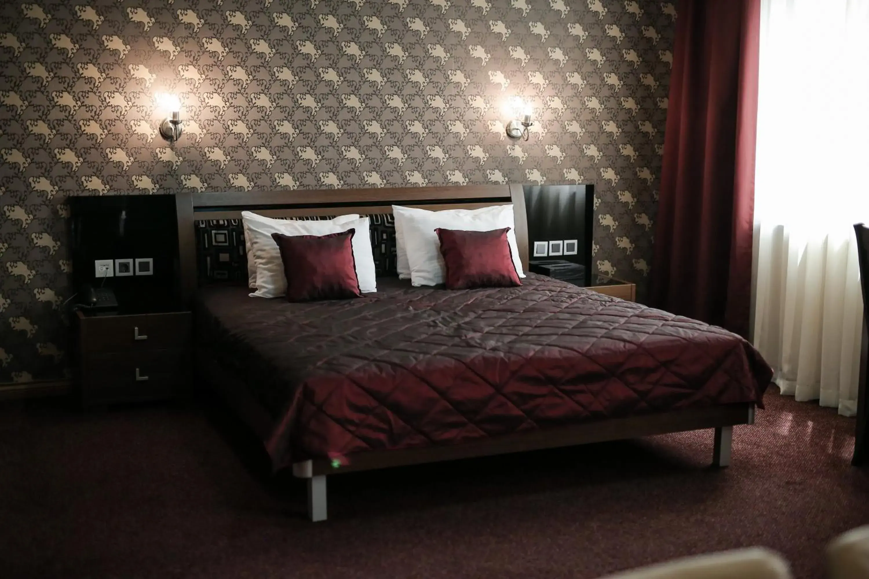 Bed in Onyx Hotel Bishkek