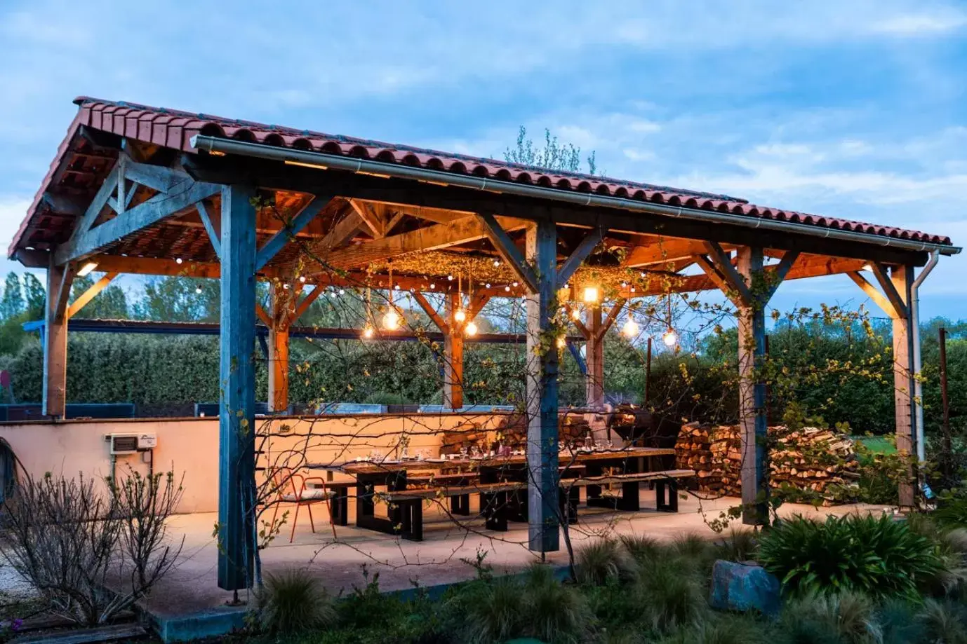 BBQ facilities in Côté Océan Resort