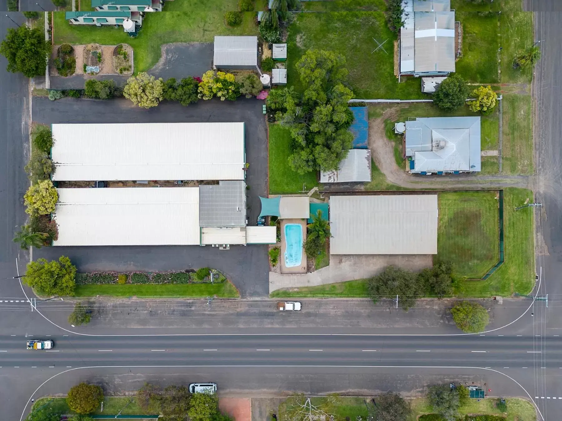 Bird's eye view in Roma Motel