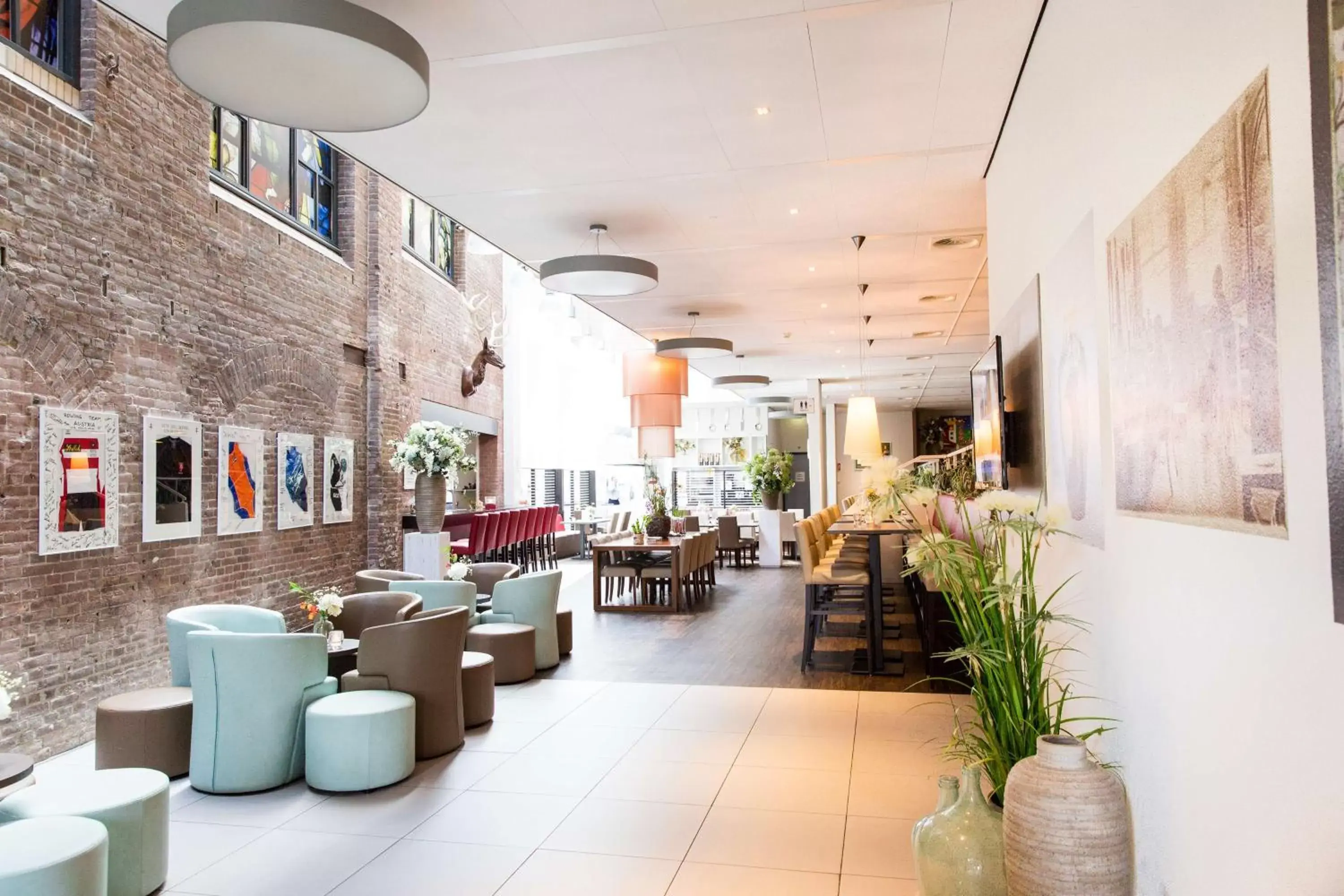 Lobby or reception, Restaurant/Places to Eat in Best Western Plus City Hotel Gouda