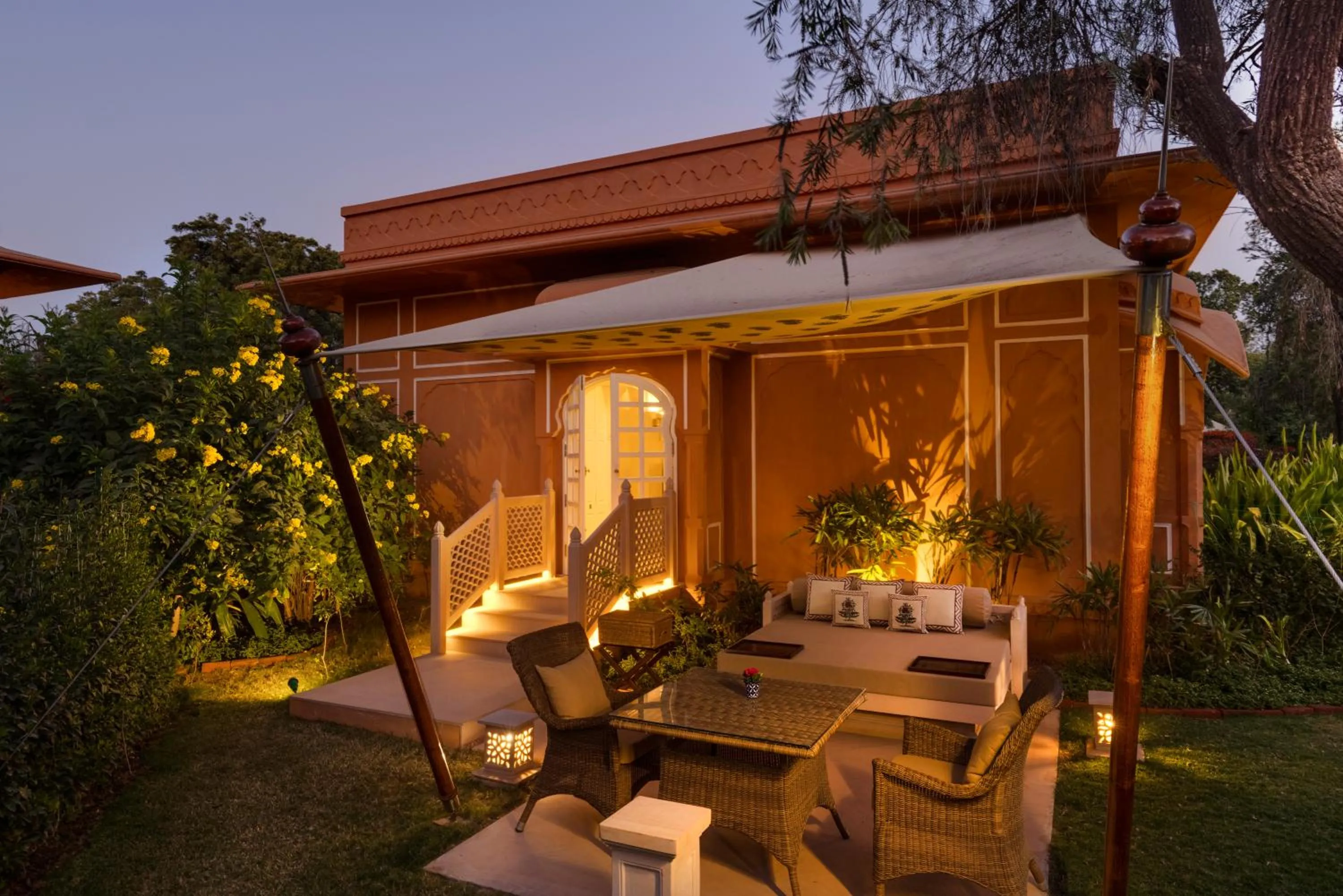 Garden in The Oberoi Rajvilas Jaipur