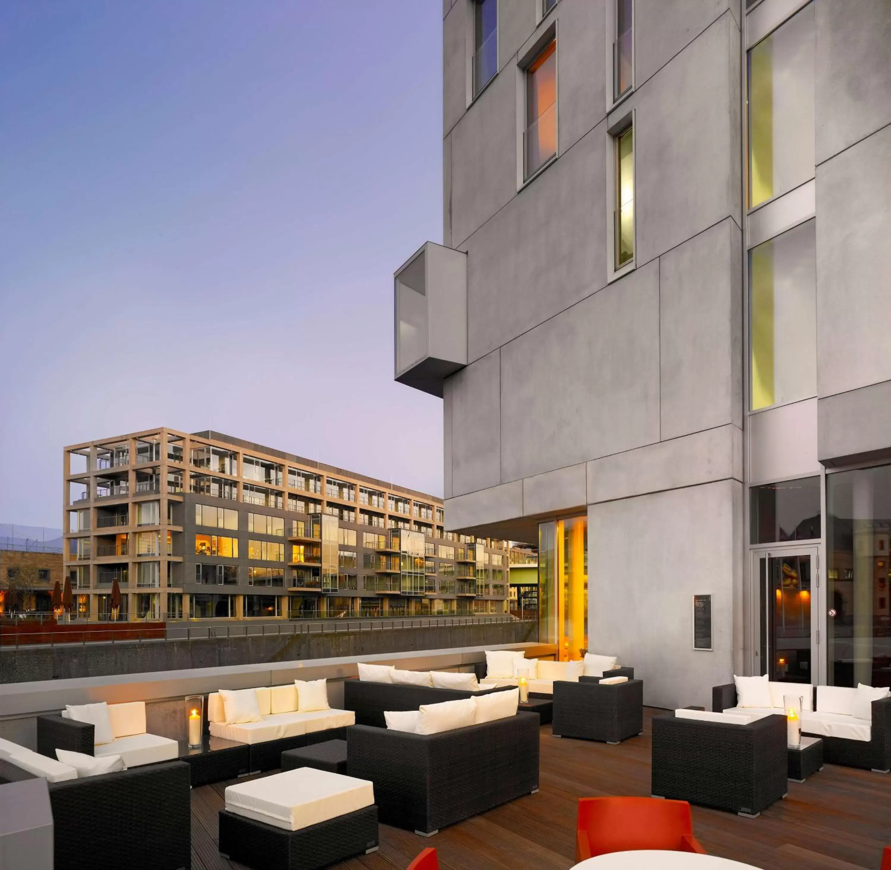 Patio in art'otel cologne, Powered by Radisson Hotels