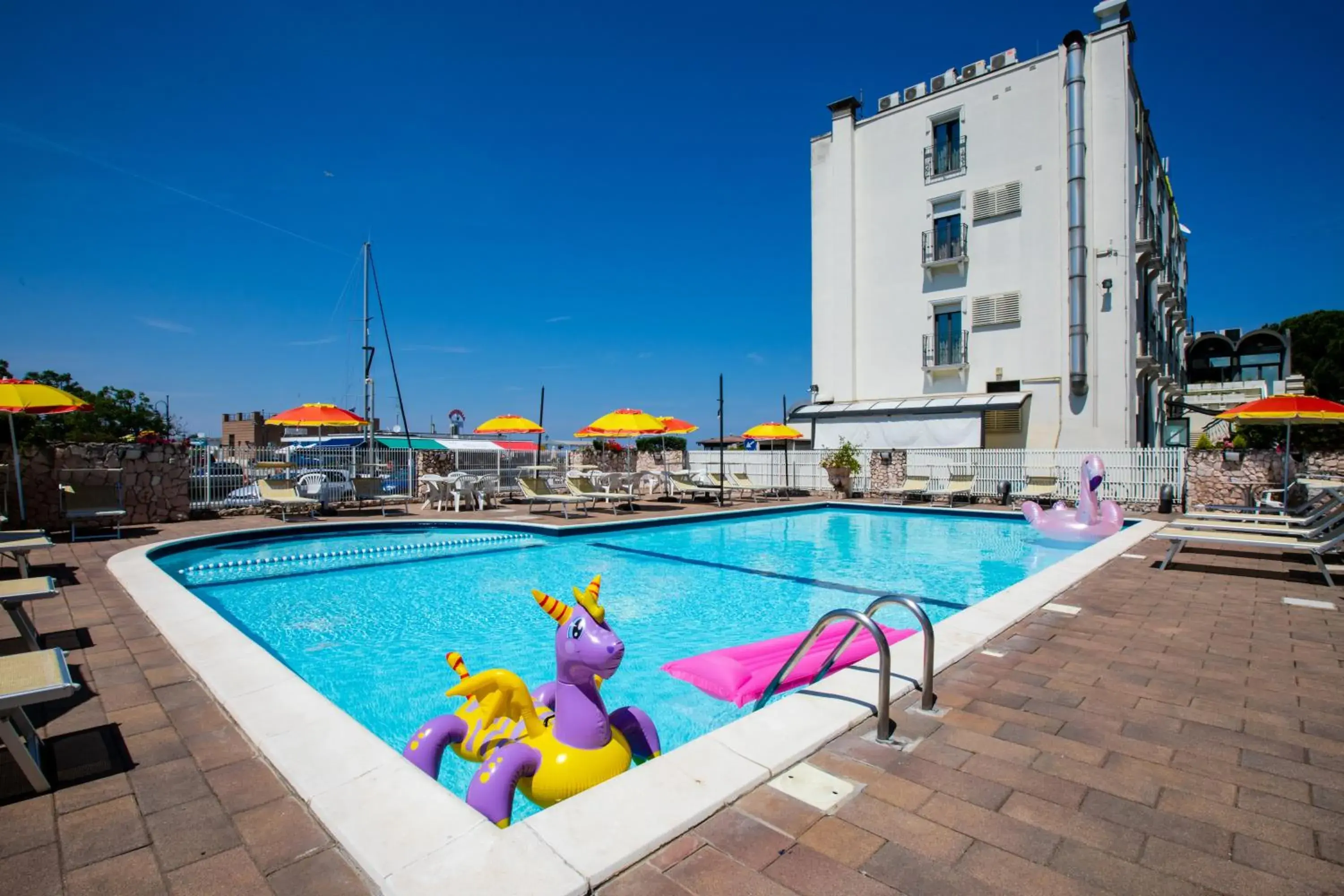 Swimming pool in Miramare Hotel Ristorante Convegni