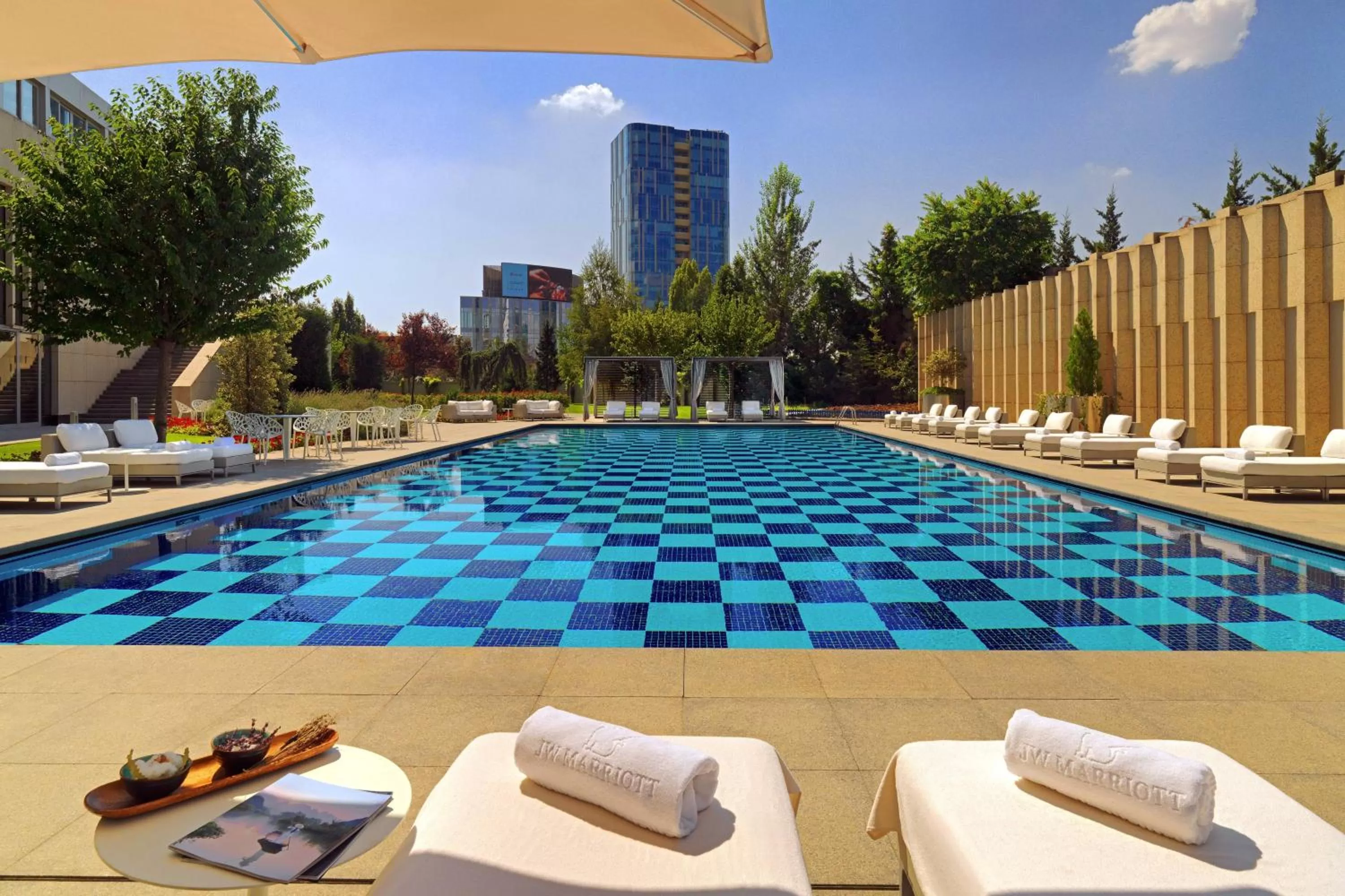 Swimming pool in JW Marriott Hotel Ankara