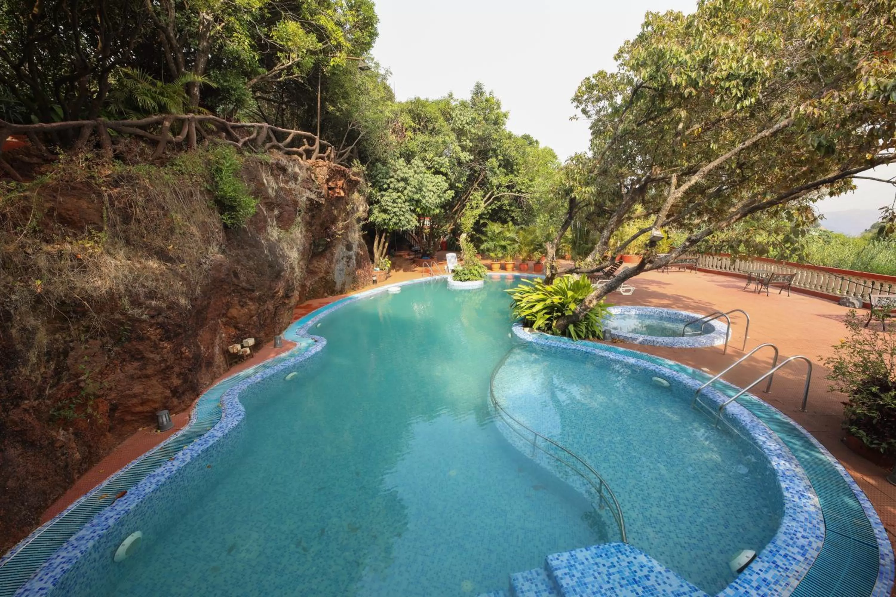 Pool view in Bella Vista Mahabaleshwar