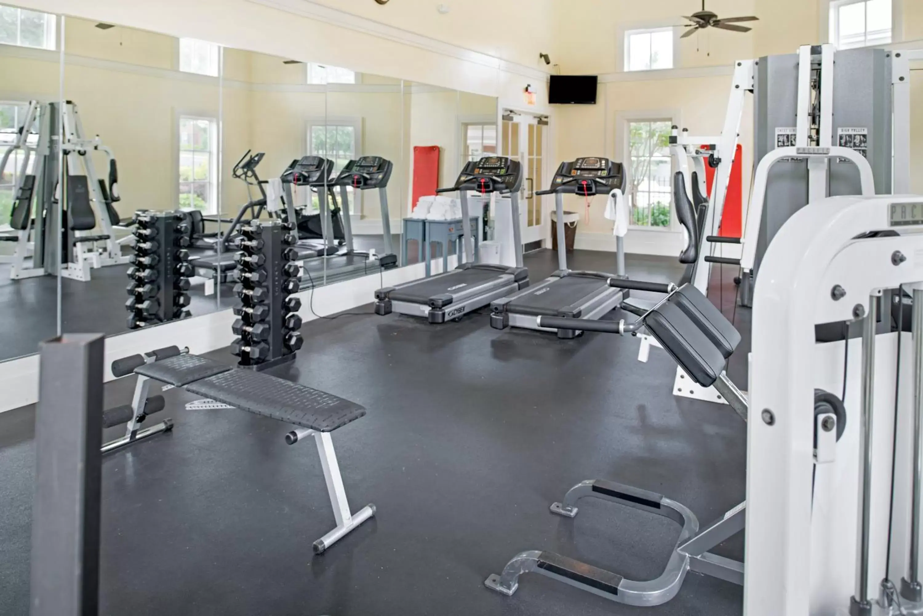 Fitness centre/facilities in Hilton Vacation Club Greensprings Williamsburg Fitness centre/facilities in Hilton Vacation Club Greensprings Williamsburg