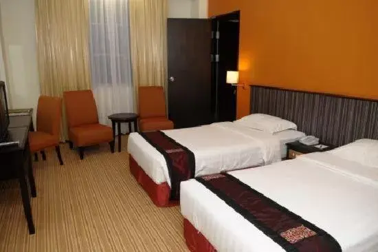 Bed in Hotel Seri Malaysia Lawas