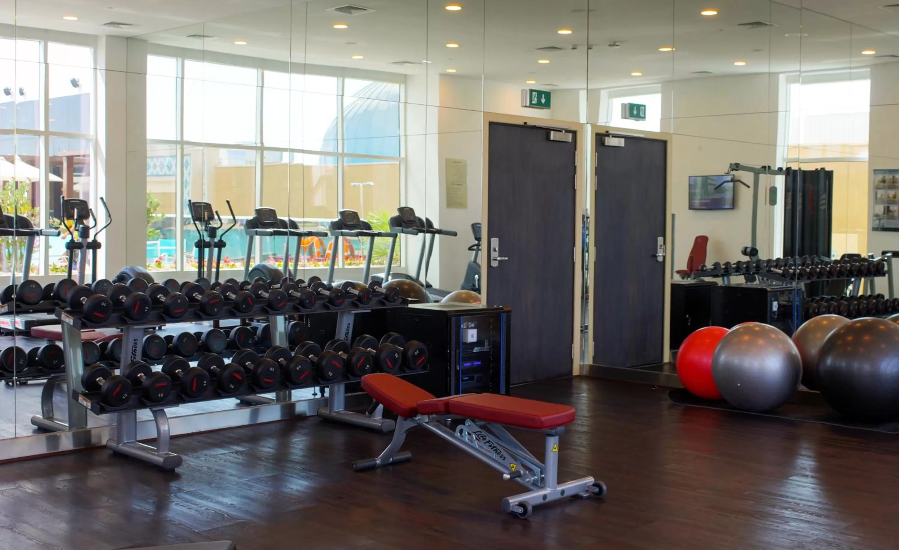 Fitness centre/facilities in Premier Inn Dubai Ibn Battuta Mall