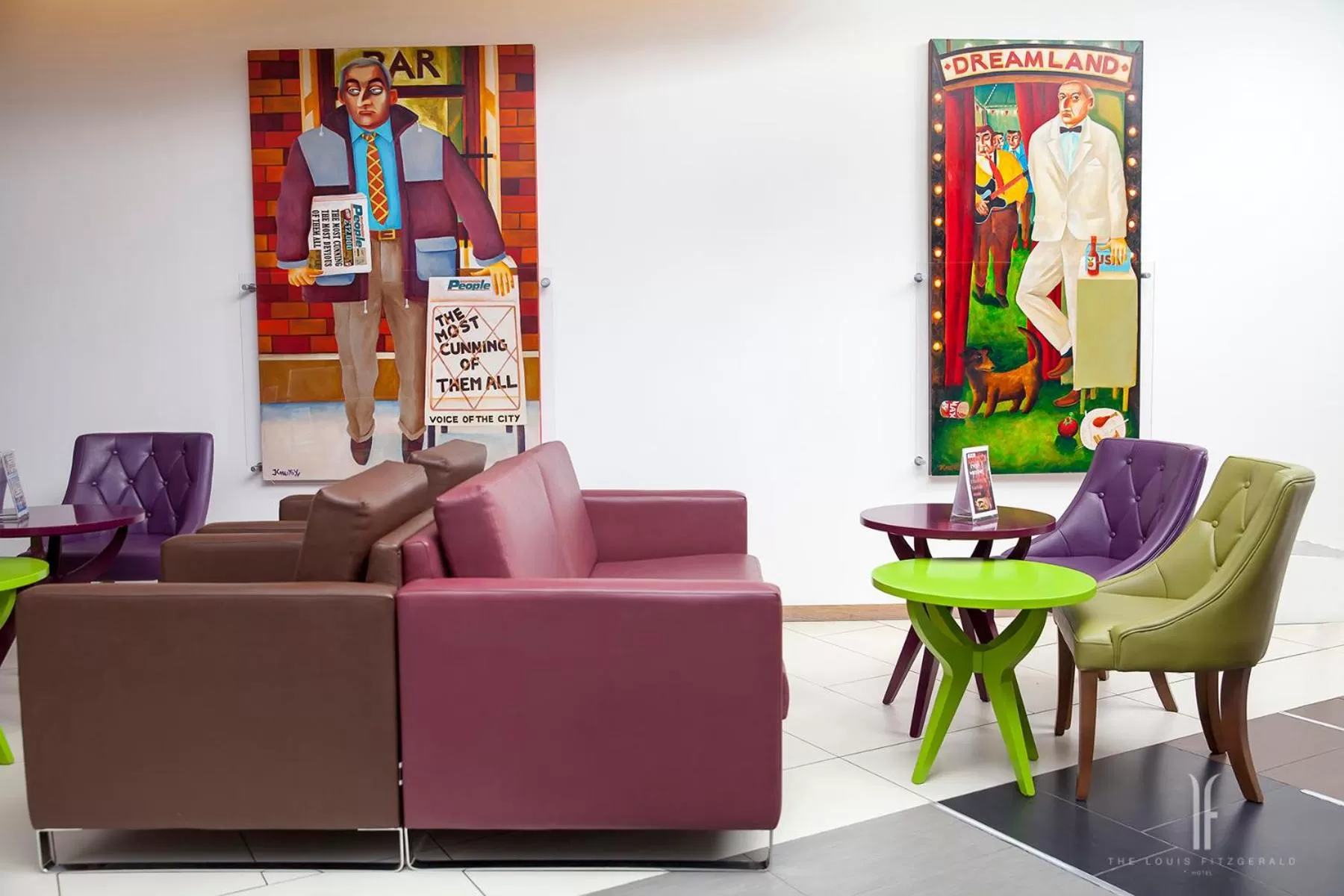 Floor plan in Louis Fitzgerald Hotel