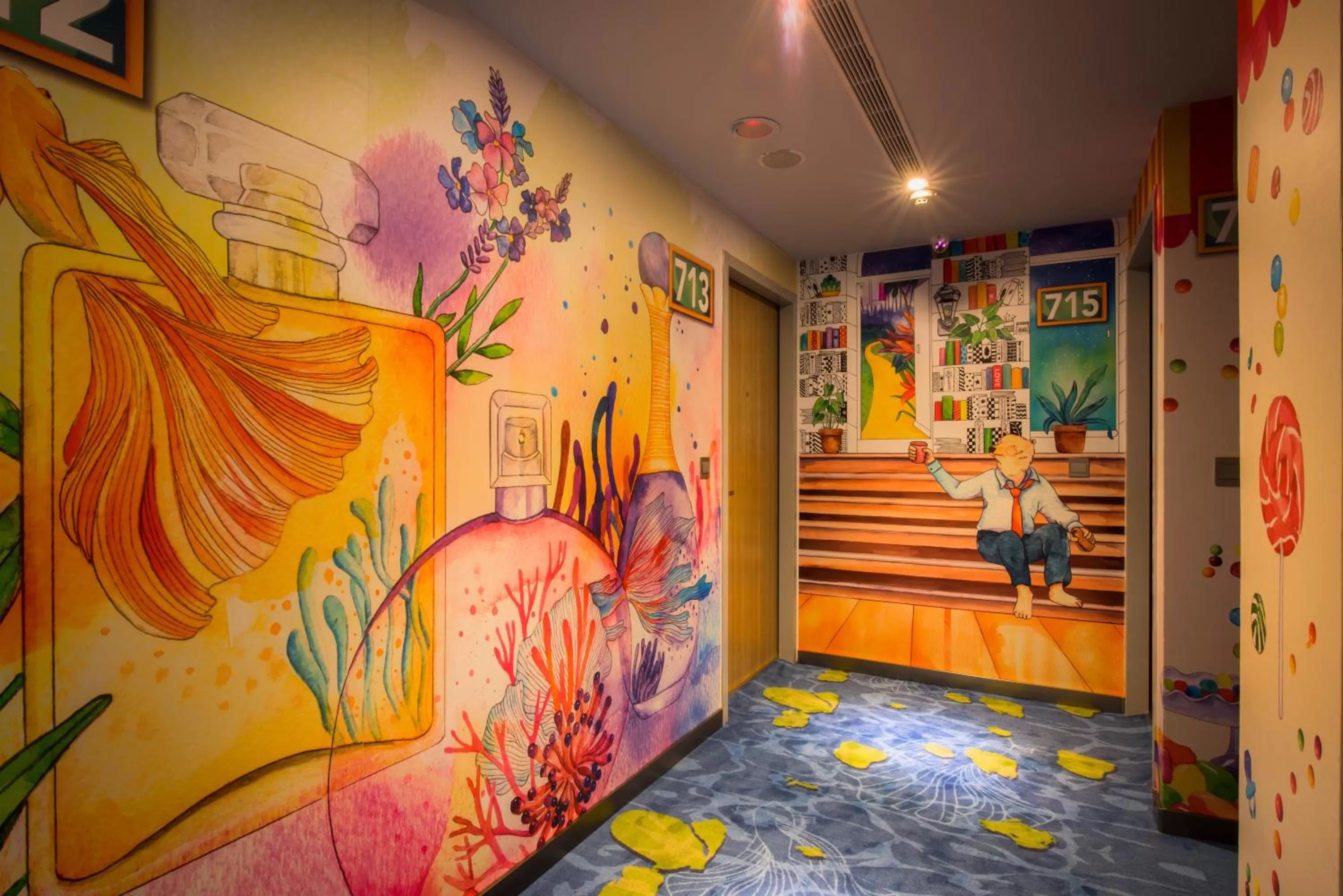 Decorative detail in Legend Hotel Kaohsiung Pier2