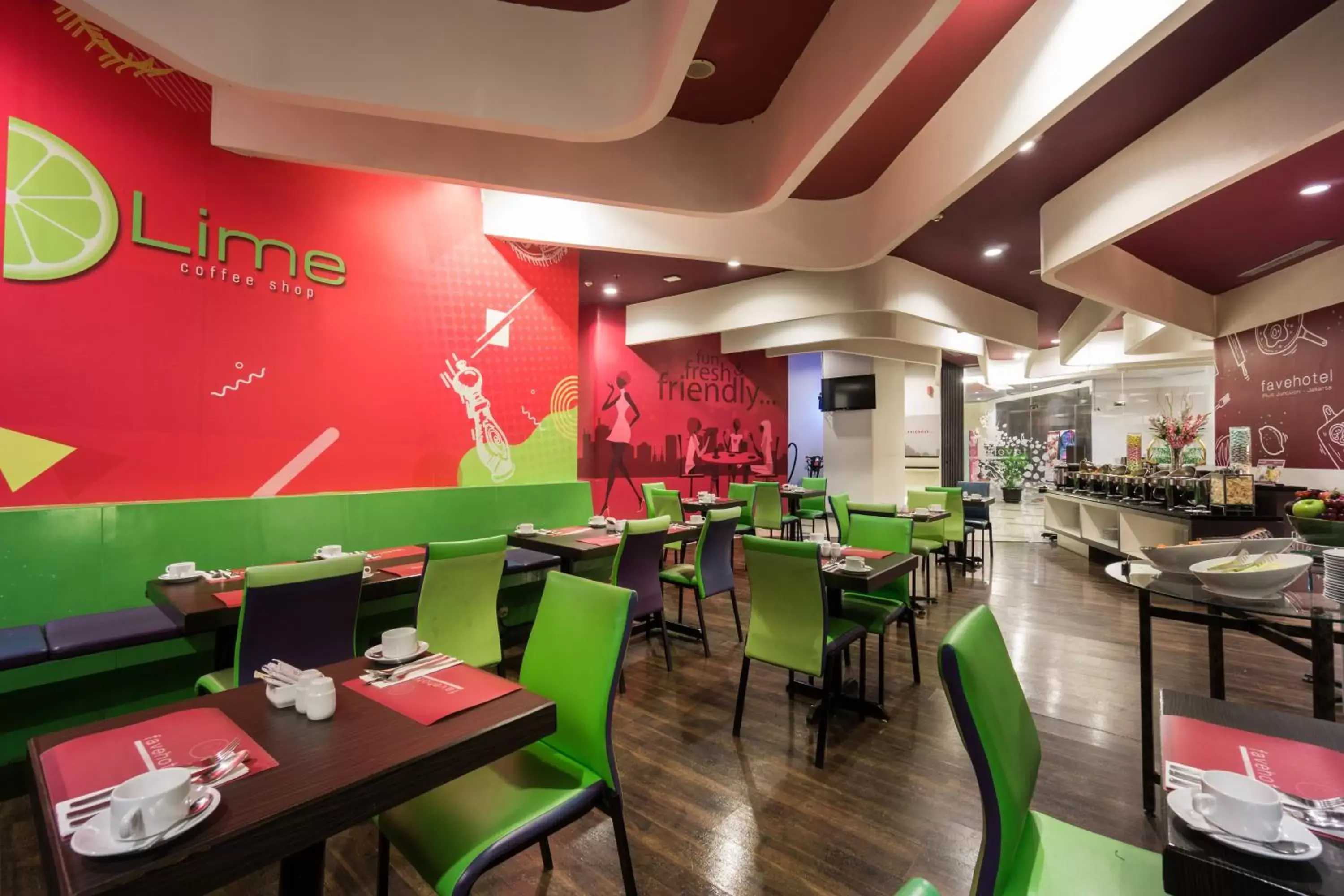 Restaurant/places to eat in favehotel Pluit Junction Restaurant/places to eat in favehotel Pluit Junction