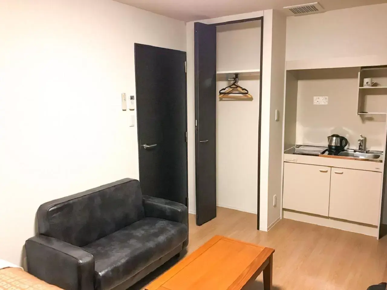 Dining area, Kitchen/Kitchenette in HOTEL LiVEMAX Takamatsu Eki Mae