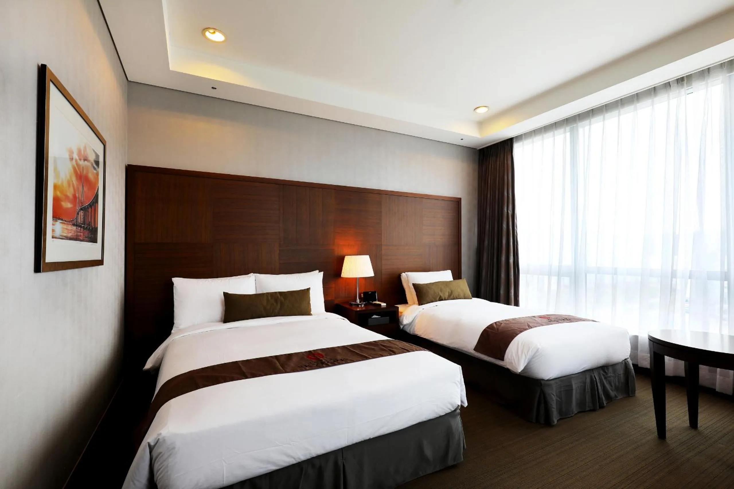 Bed in Bridge Hotel Incheon Songdo