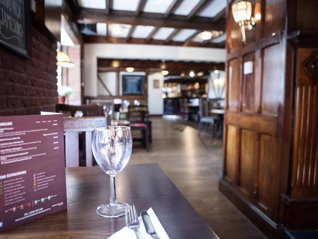 Dining area in The Crewe Arms Hotel