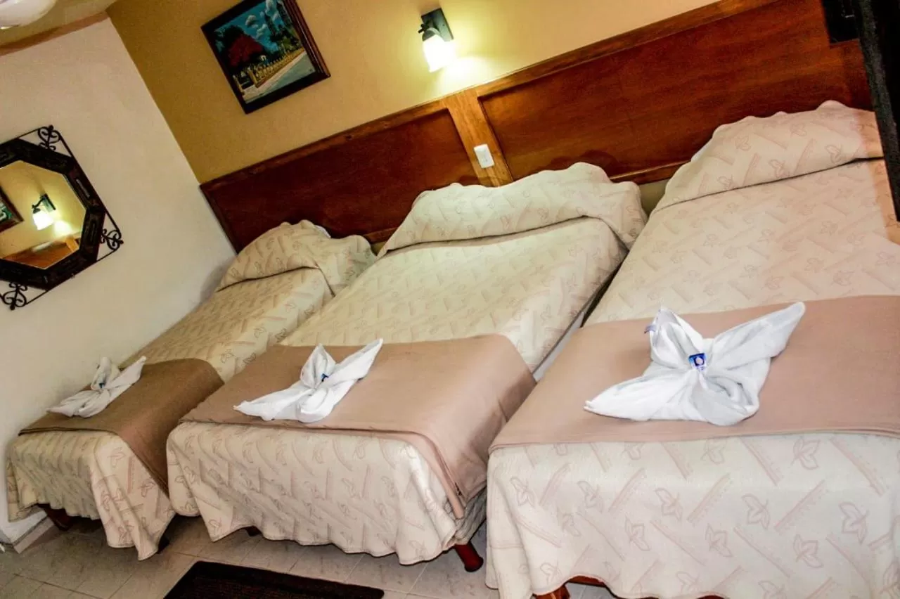 Bed in Hotel San Clemente