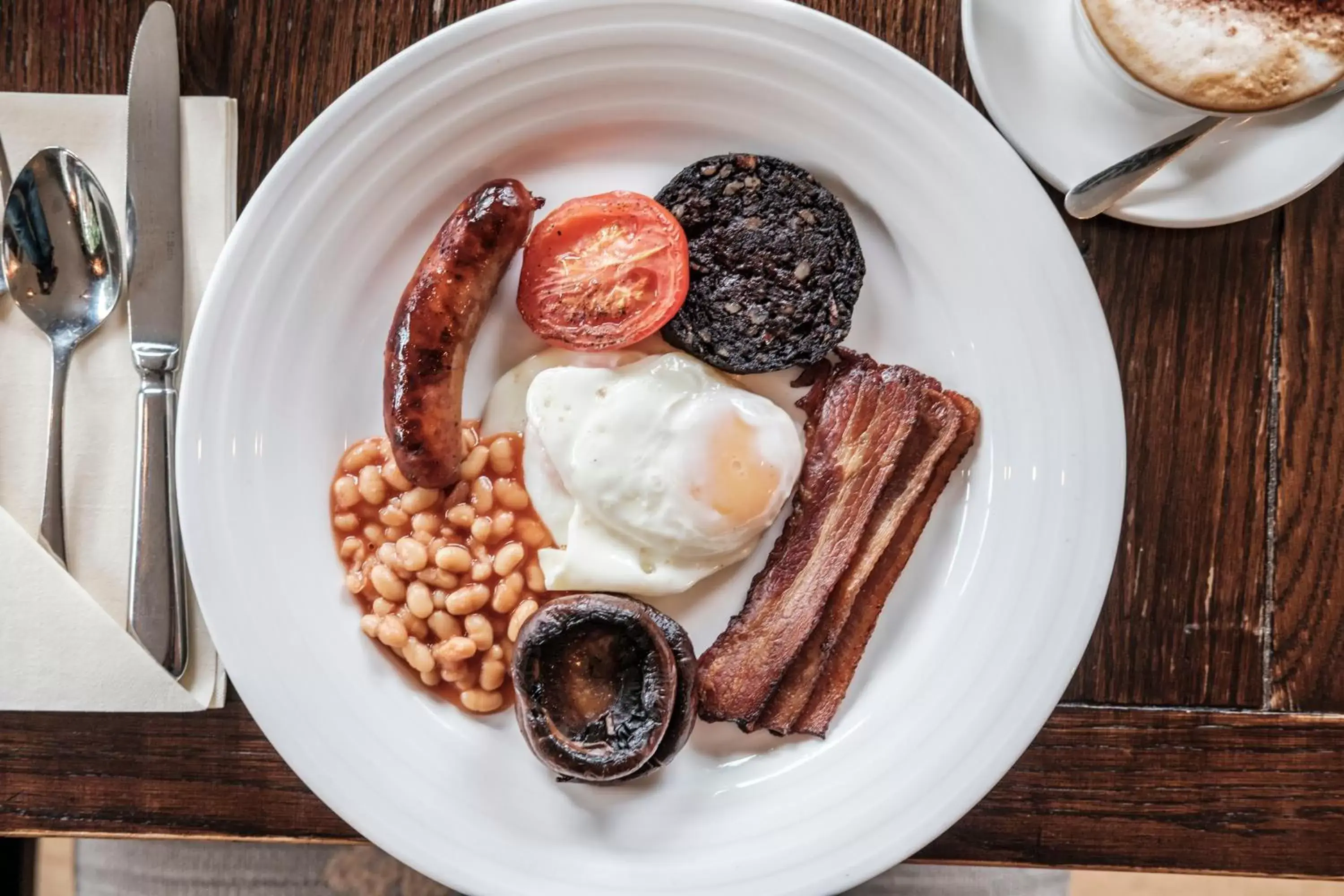 English/Irish breakfast, Food in The Princess Royal