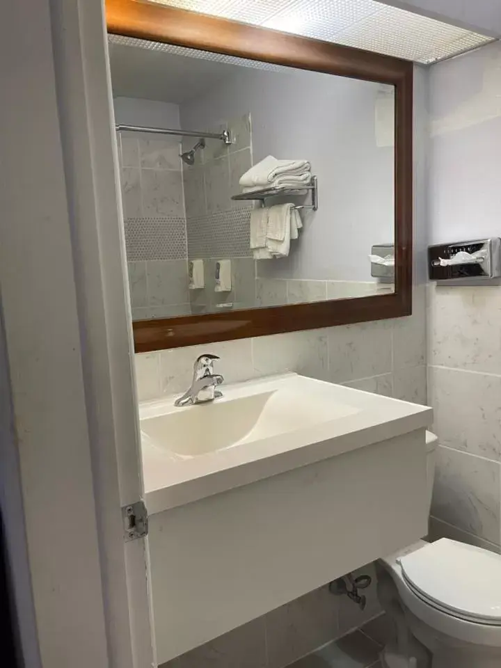 Bathroom in Americas Best Value Inn Belleville