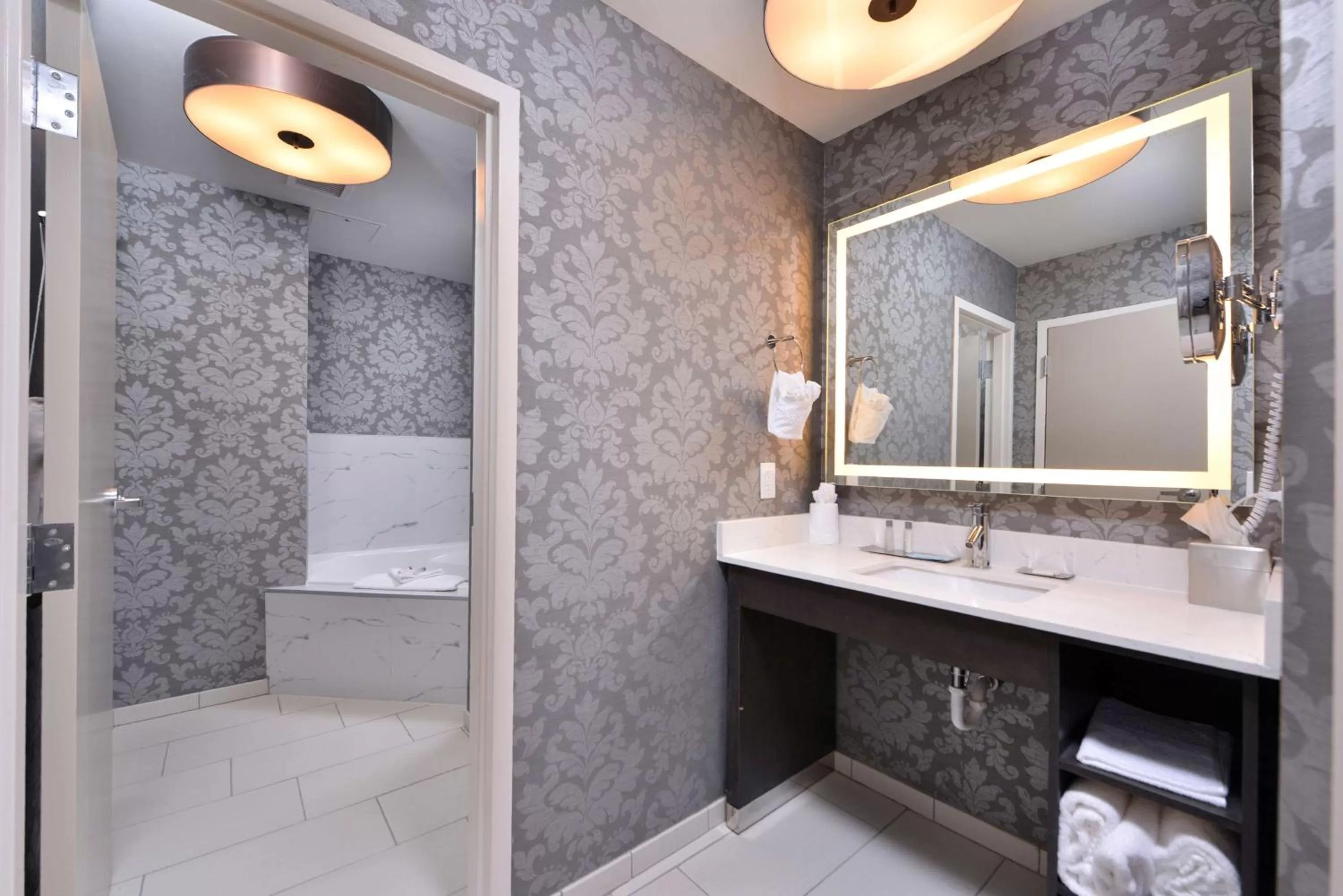 Bathroom in DoubleTree by Hilton Utica