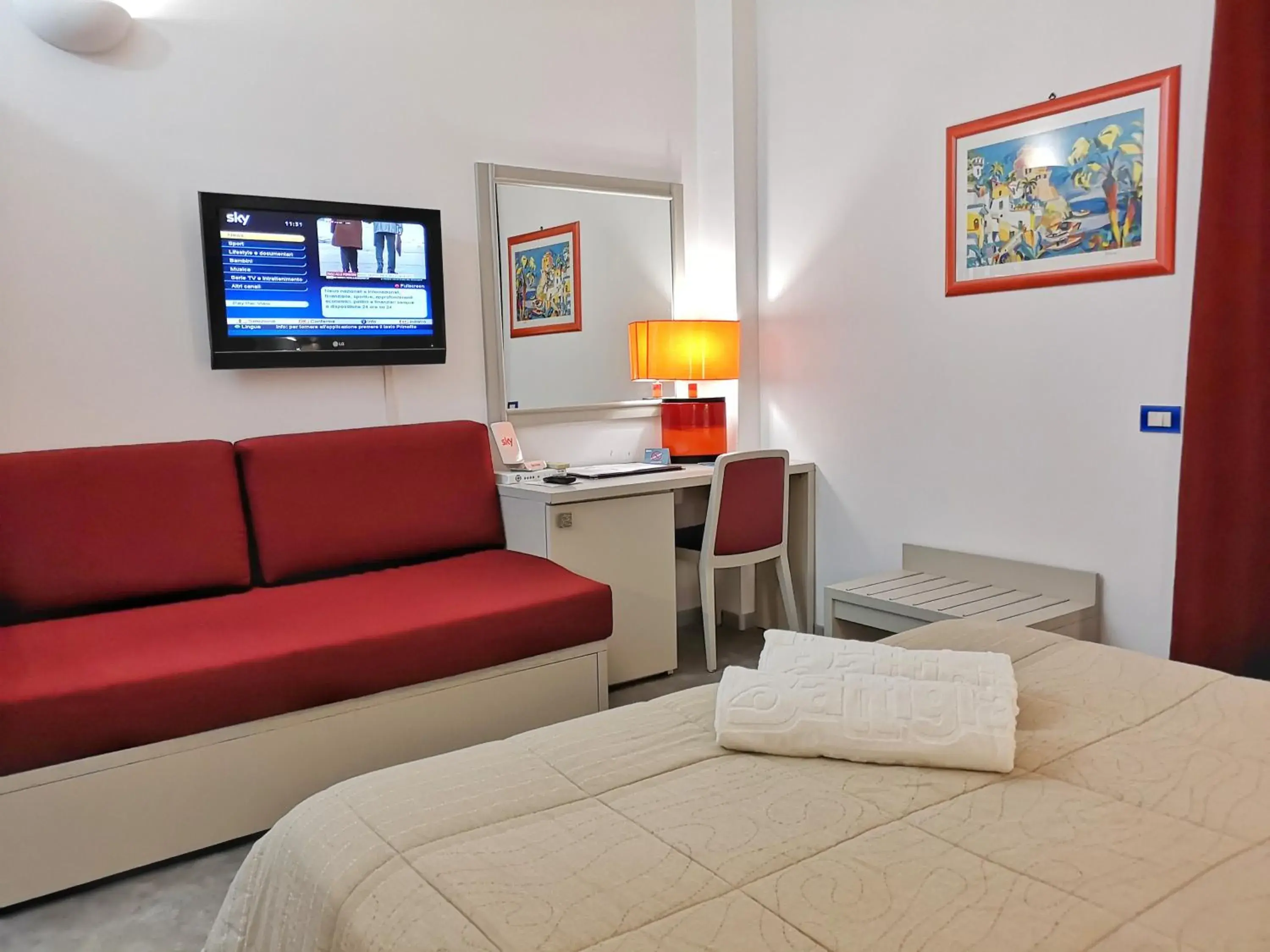 Seating Area in Hotel La Battigia