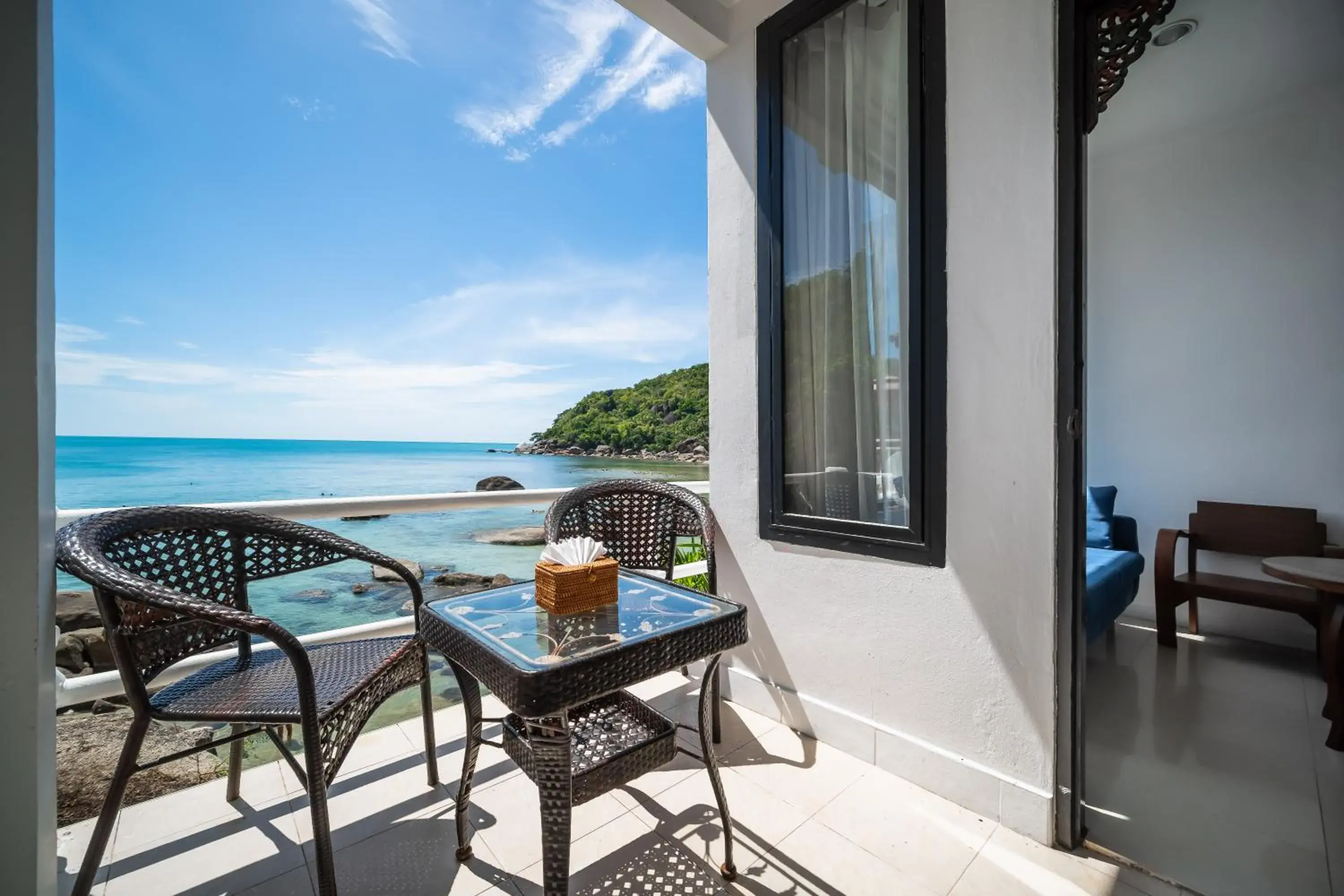 View (from property/room), Balcony/Terrace in Crystal Bay Beach Resort