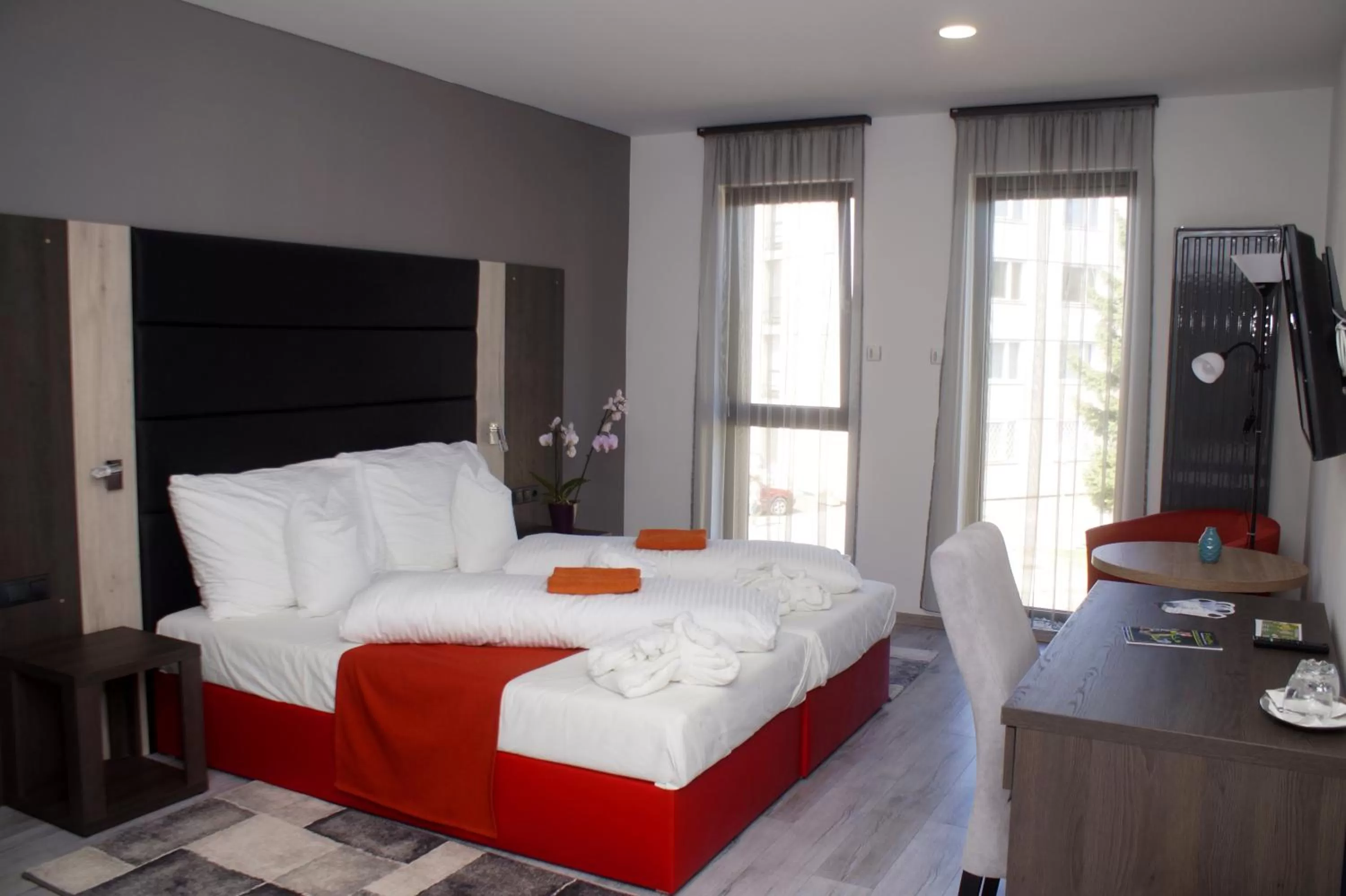 Bedroom, Bed in Fitromax Sportpanzió Ajka