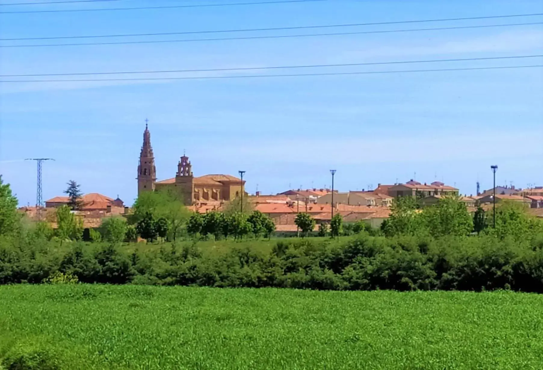 Natural landscape in Parador de Santo Domingo de la Calzada